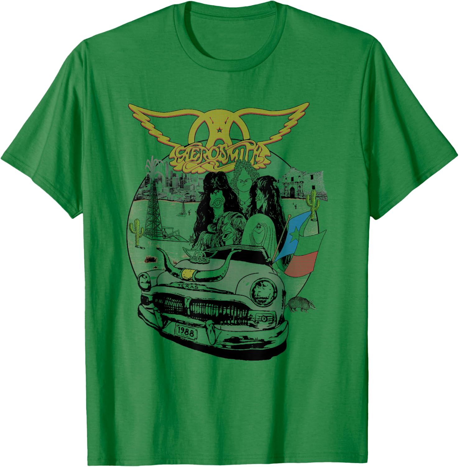 Aerosmith - Kings & Queens Multicolor T-Shirt - T-Shirt | Irish Green