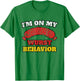 Vintage Oktoberfest I'm On My Wurst Behavior Fun Gift T-Shirt - T-Shirt | Irish Green