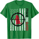 American Flag Prairie Dog Hunting Prairie Dog Slayer T-Shirt - T-Shirt | Irish Green