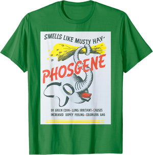 Vintage poster - Phosgene Retro T-Shirt - T-Shirt | Irish Green