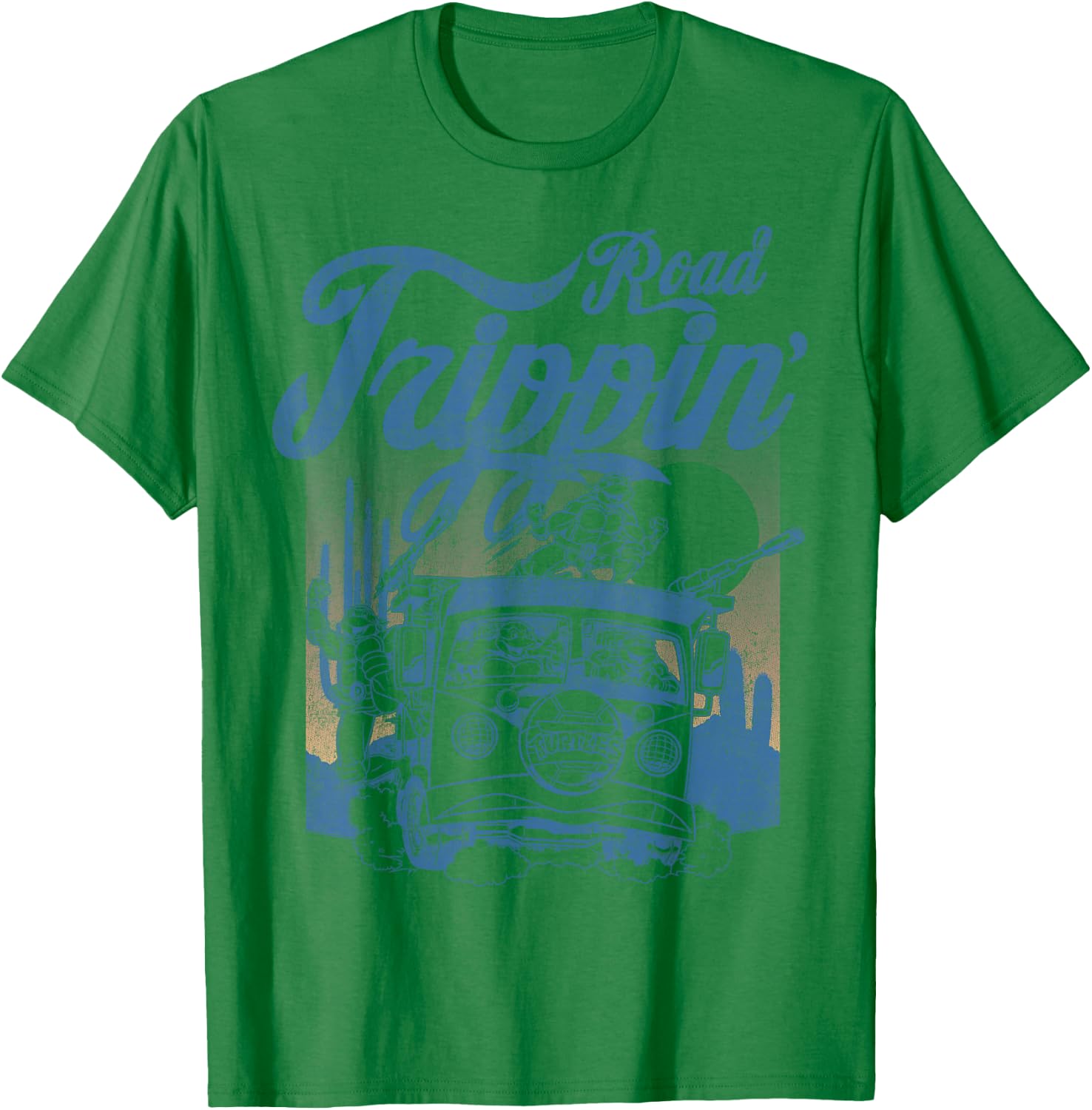 Teenage Mutant Ninja Turtles Vintage Road Squad T-Shirt - T-Shirt | Irish Green