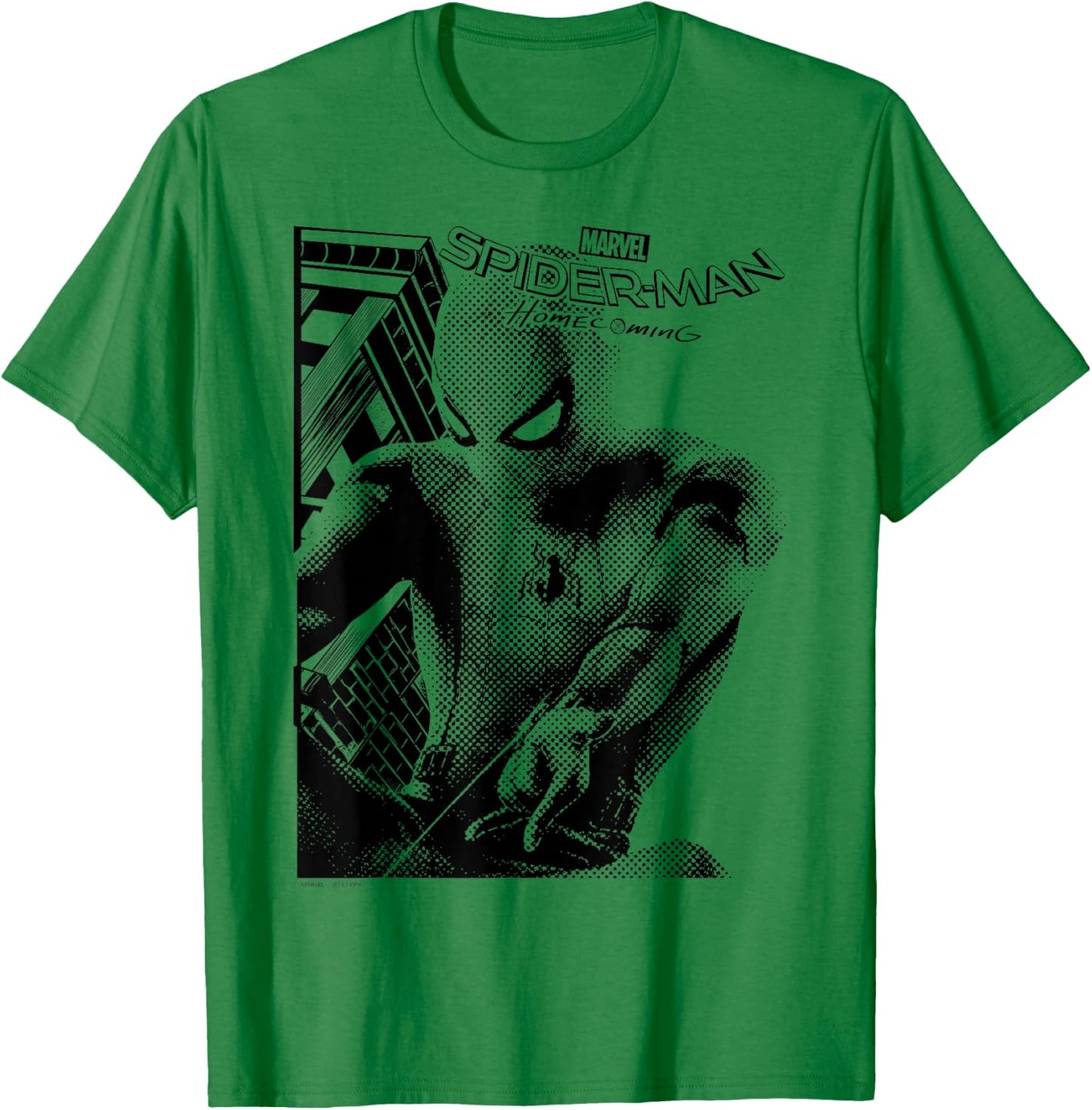 Marvel Spider-Man Homecoming Tonal Drop Graphic T-Shirt - T-Shirt | Irish Green