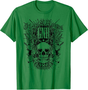 Guns N' Roses Official Destruction White T-Shirt - T-Shirt | Irish Green