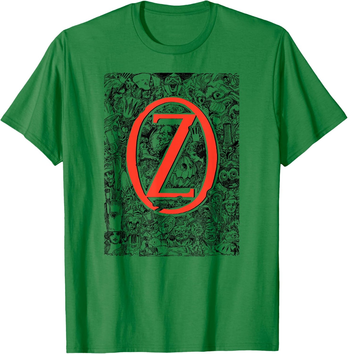 Retro Land of OZ Character Montage Wizard of OZ T-Shirt - T-Shirt | Irish Green