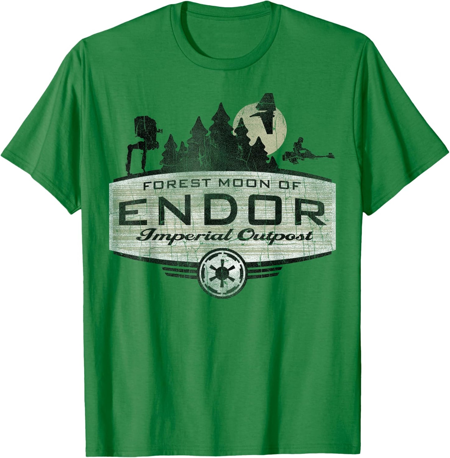Star Wars Endor Imperial Outpost Destination T-Shirt - T-Shirt | Irish Green