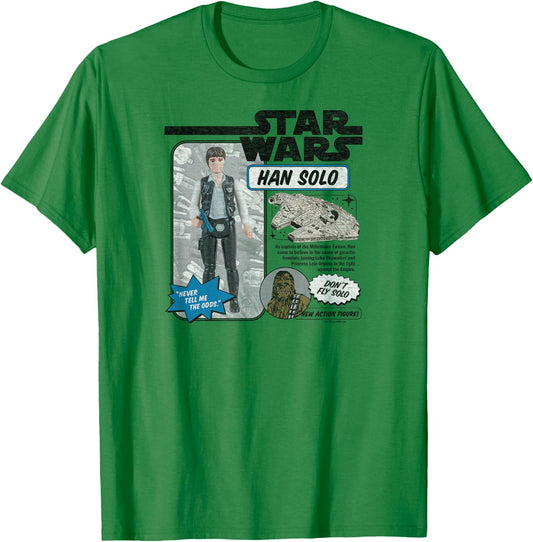 Star Wars - Han Solo Action Figure T-Shirt - T-Shirt | Irish Green