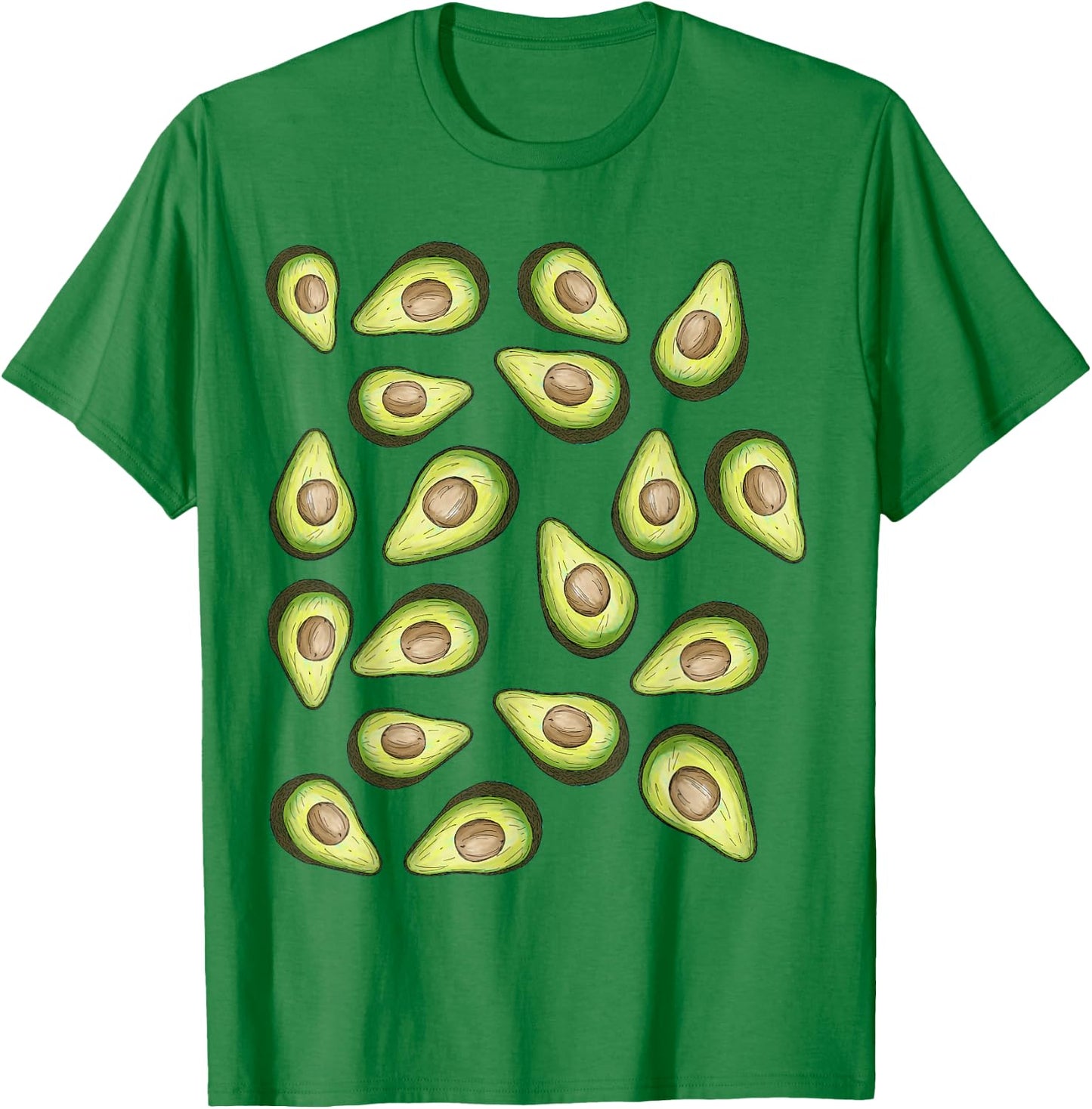 Avocados Pattern Funny Holy Guacamole Costume T-Shirt - T-Shirt | Irish Green