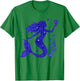 Mermaid Sea Life Colorful Art Graphic Girls Teens T-Shirt - T-Shirt | Irish Green