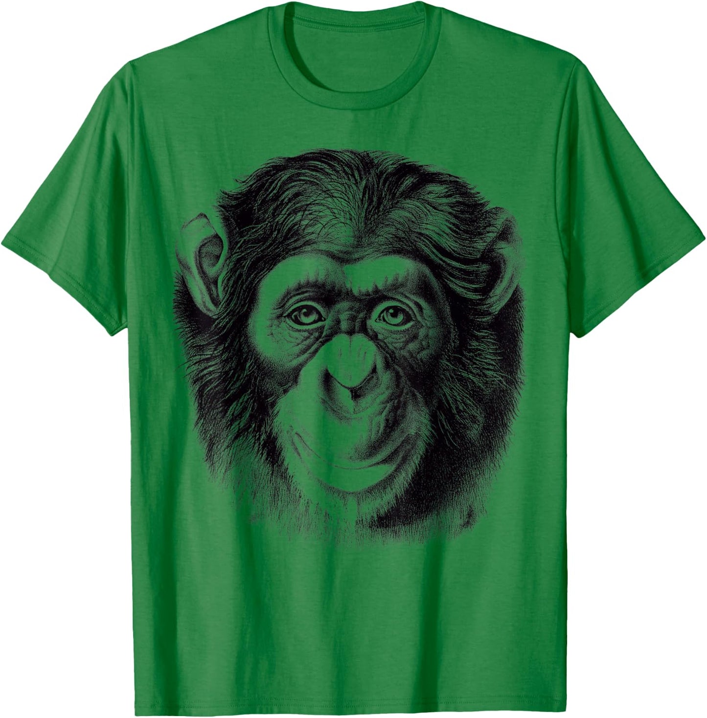 Chimpanzee Monkey Cool Chimpanzee T-Shirt - T-Shirt | Irish Green