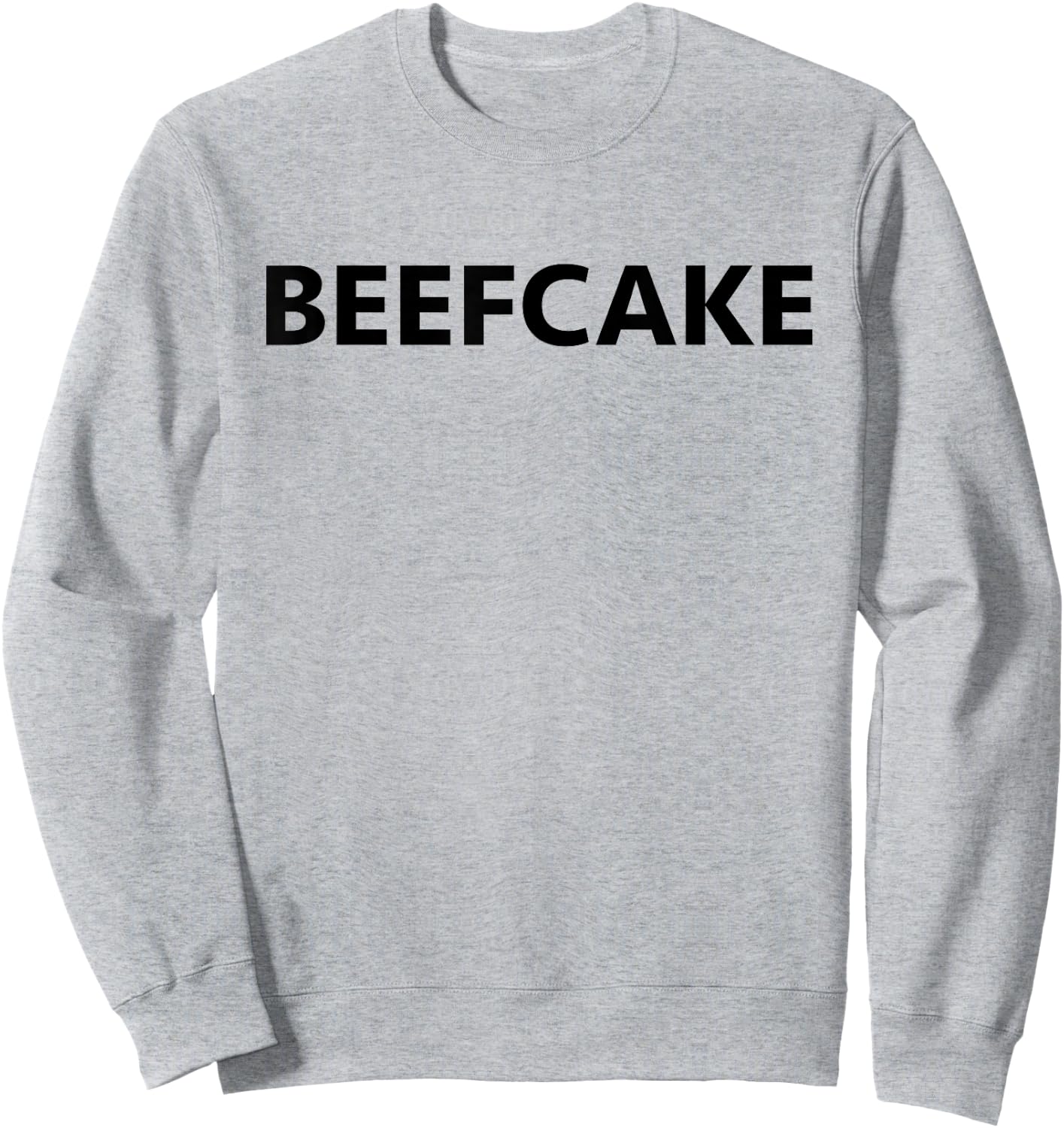 Beefcake Gym Workout Muscle T Shirt Sweatshirt - Sweatshirt | Ash