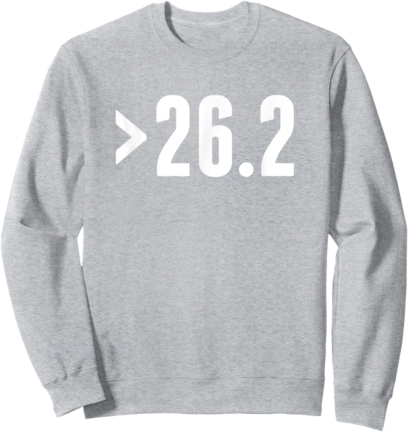 Ultramarathon Finisher >26.2 Best Ultra Marathon Ultrarunner Sweatshirt - Sweatshirt | Ash