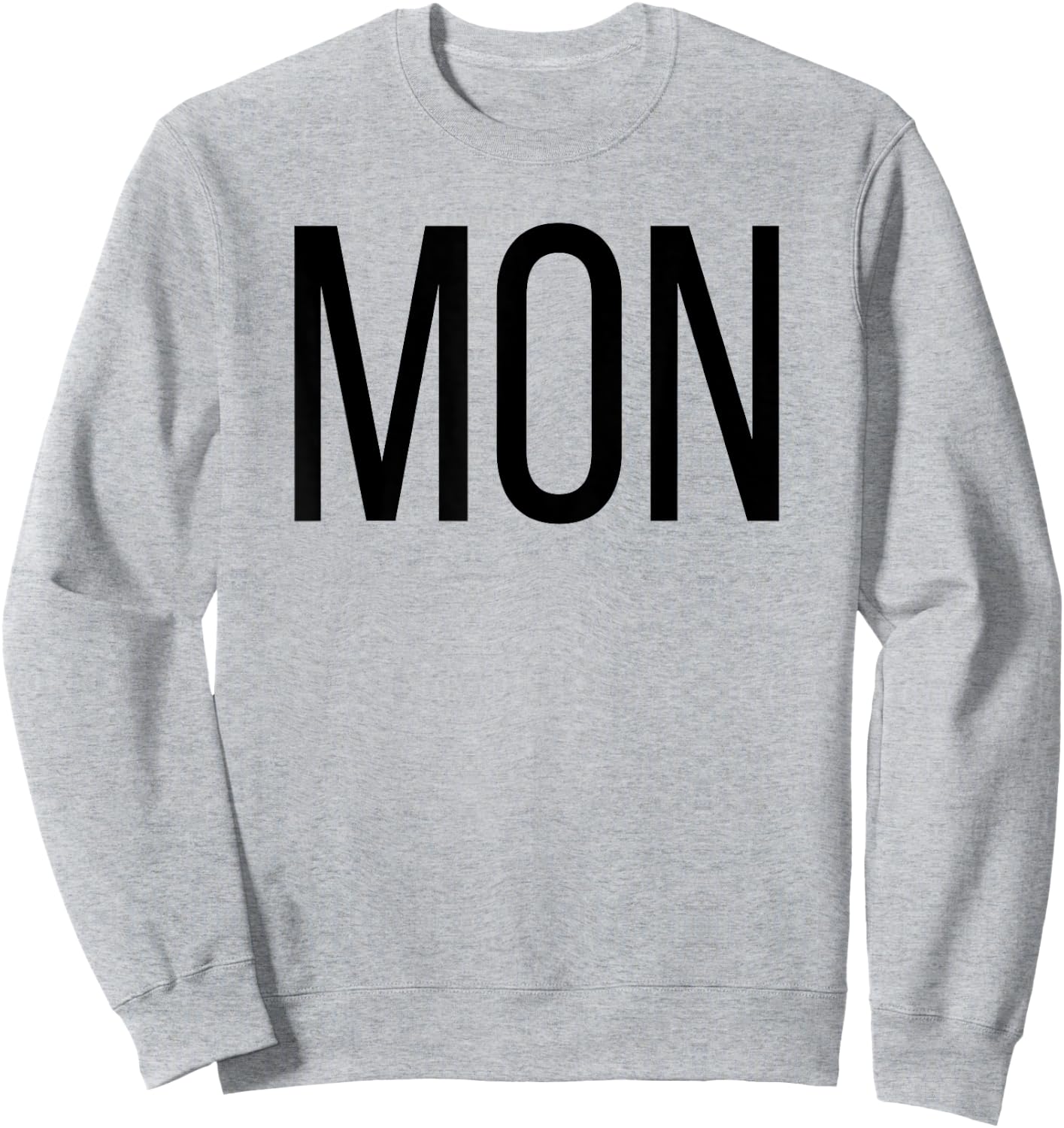 Monday Days of the Week , Costume, Shark Set Sweatshirt - Sweatshirt | Ash