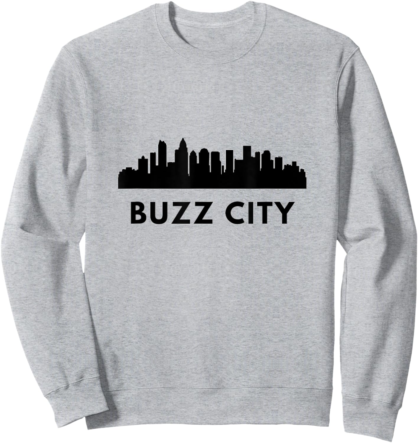 Charlotte Hornet "Buzz City" Shirt Sweatshirt - Sweatshirt | Ash