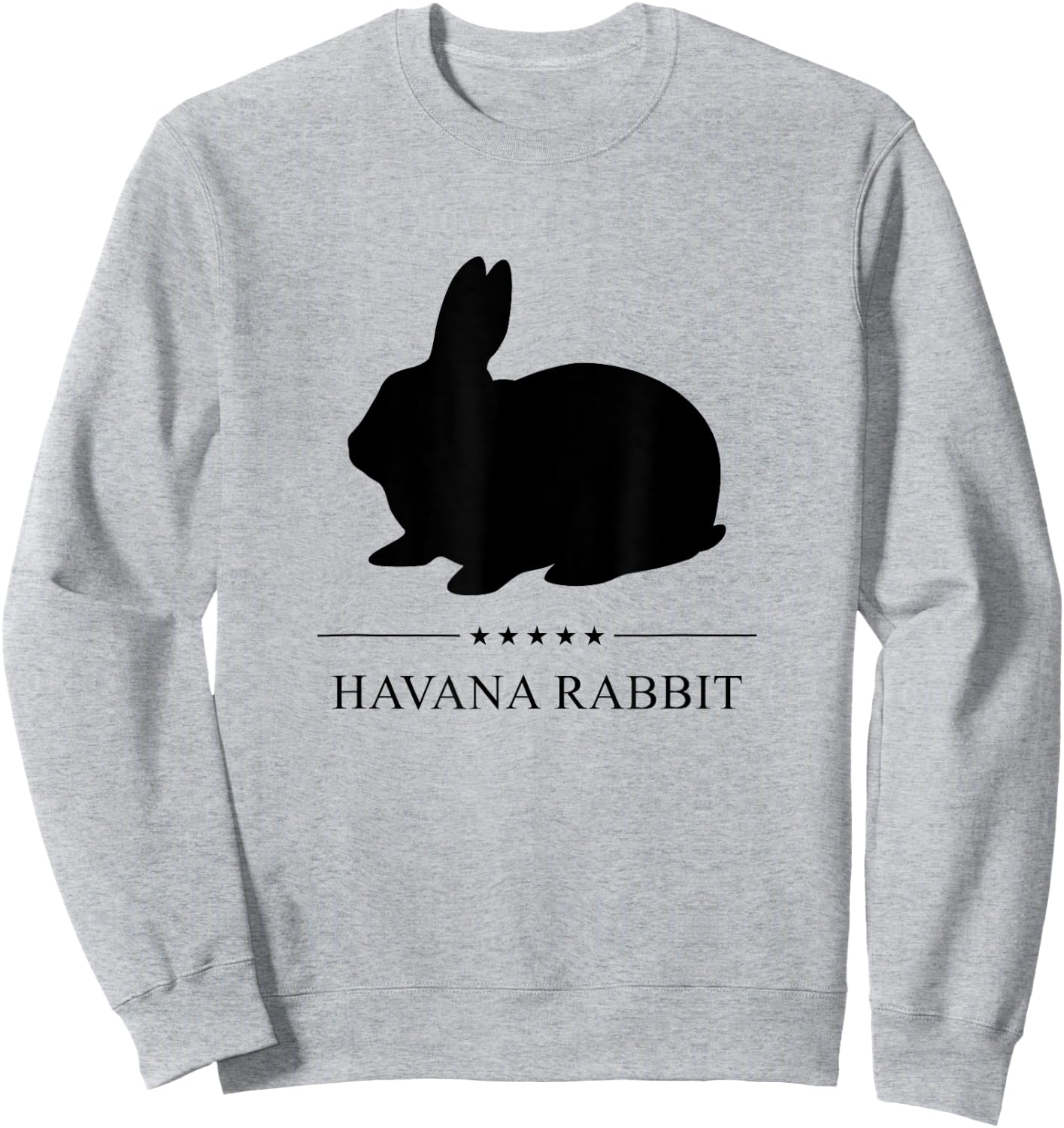 Havana Rabbit Black Silhouette Sweatshirt - Sweatshirt | Ash