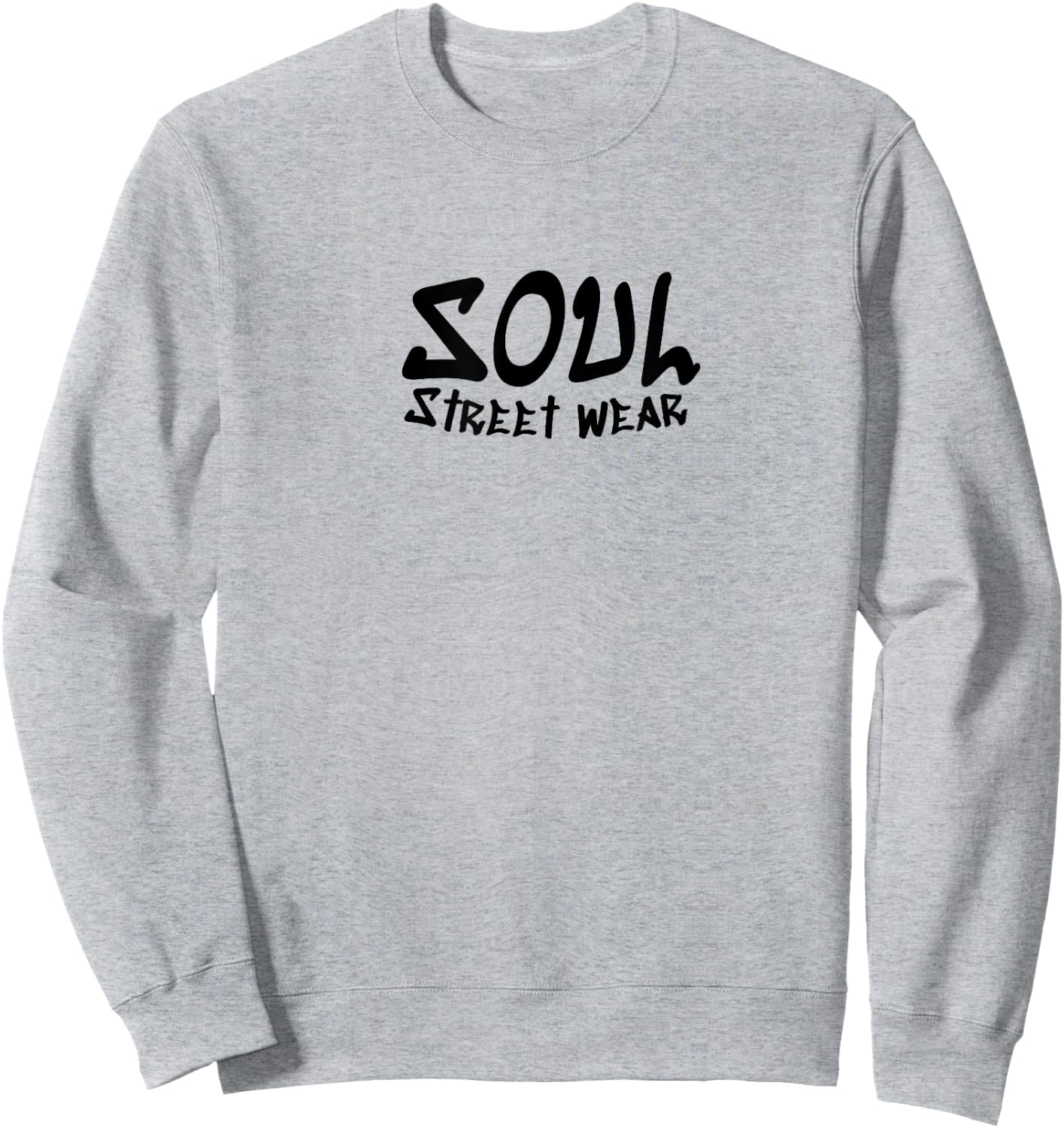 Soul Street Wear -Adults Grey , Classic Fit, Short Sleeve, Small Sweatshirt - Sweatshirt | Ash