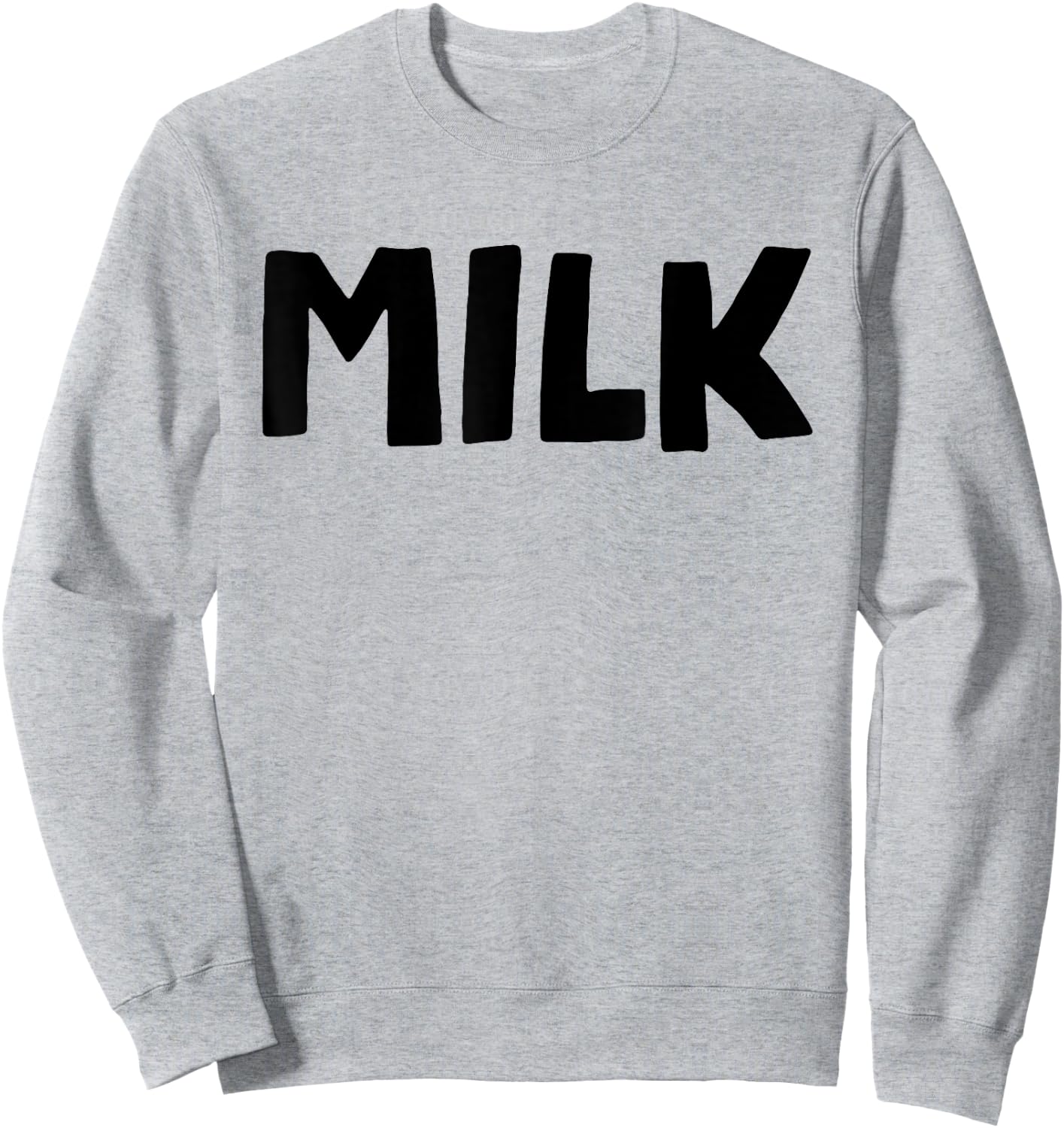 MILK and Cookies Couples Matching Halloween Easy Costume Sweatshirt - Sweatshirt | Ash