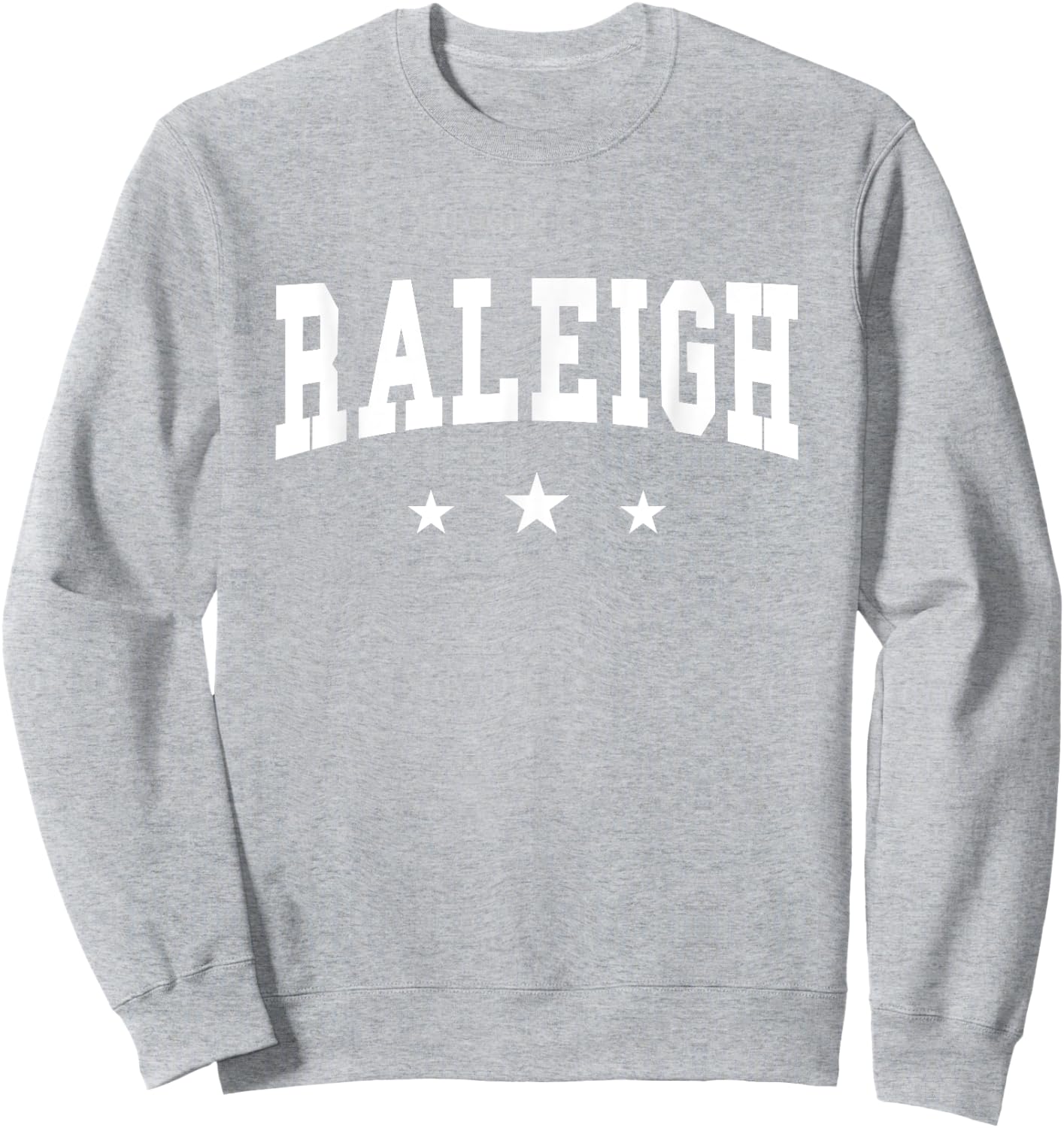 Raleigh - Preppy Varsity - Throwback Design - Classic Sweatshirt - Sweatshirt | Ash
