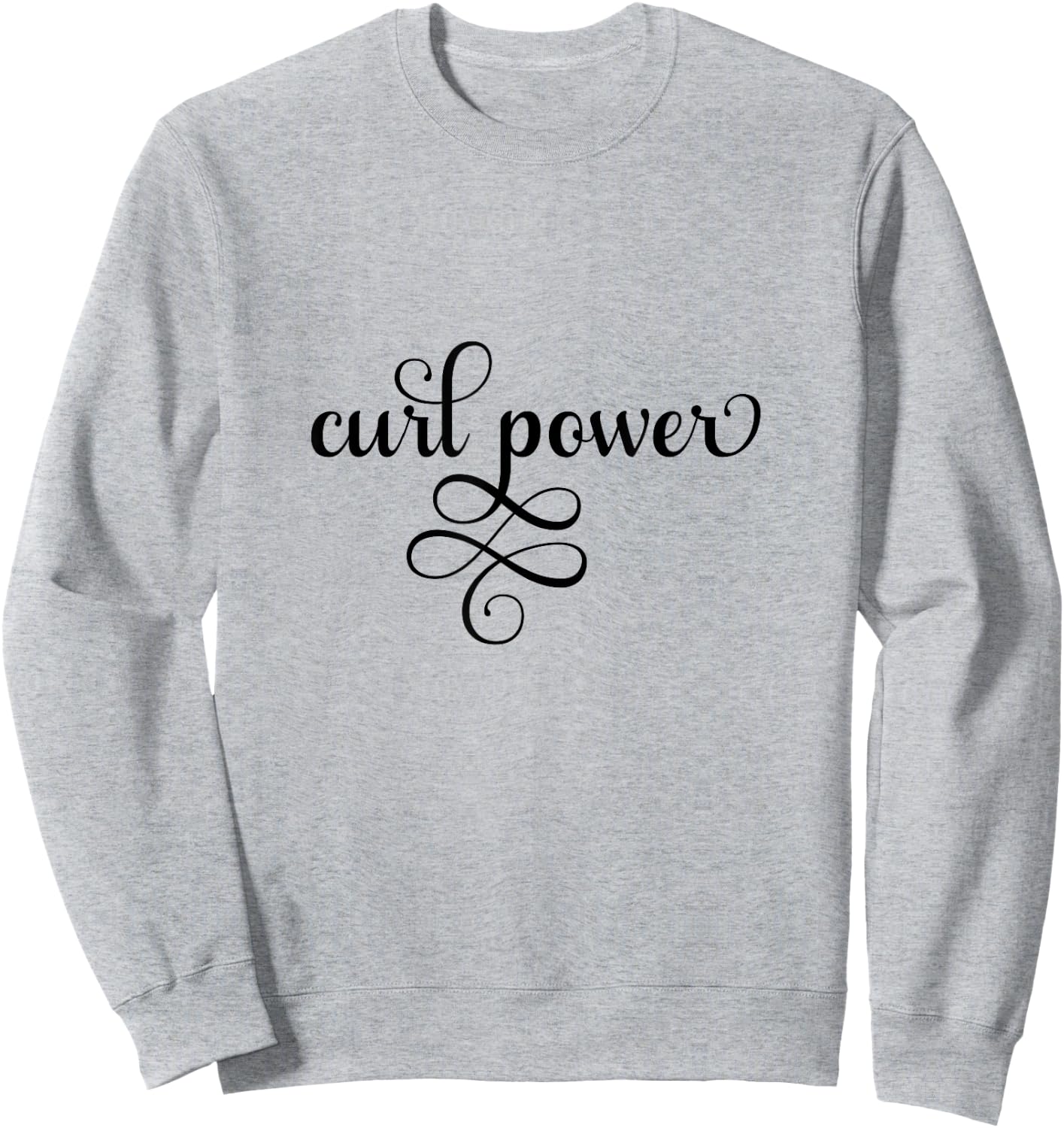 Curl Power Curly Hair Pride Sweatshirt - Sweatshirt | Ash