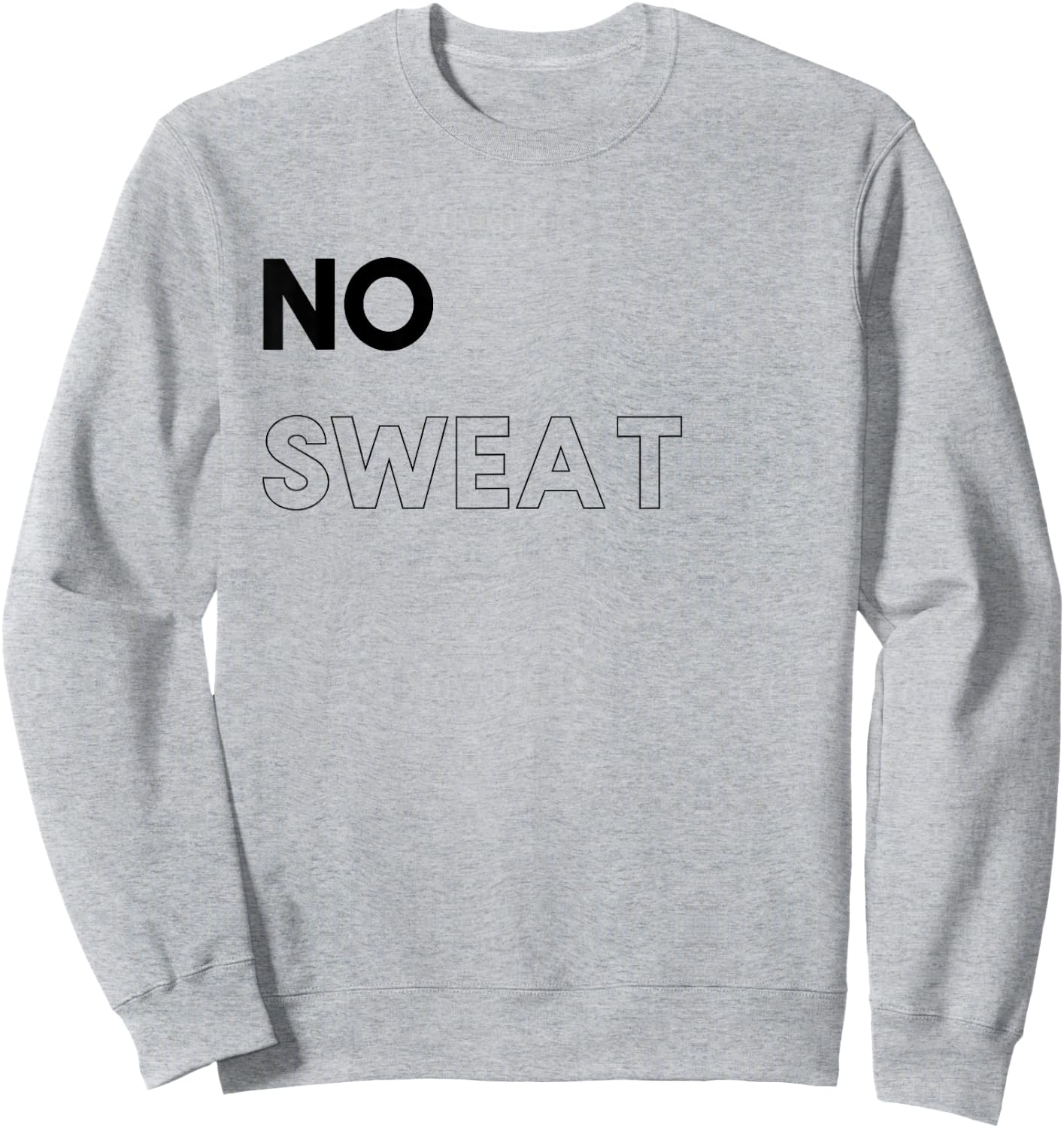 Funny Gym - No Sweat Sweatshirt - Sweatshirt | Ash