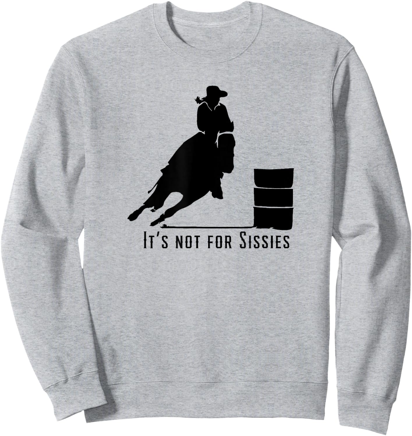 Barrel Racing Horse Stuff for Barrel Racers Sweatshirt - Sweatshirt | Ash