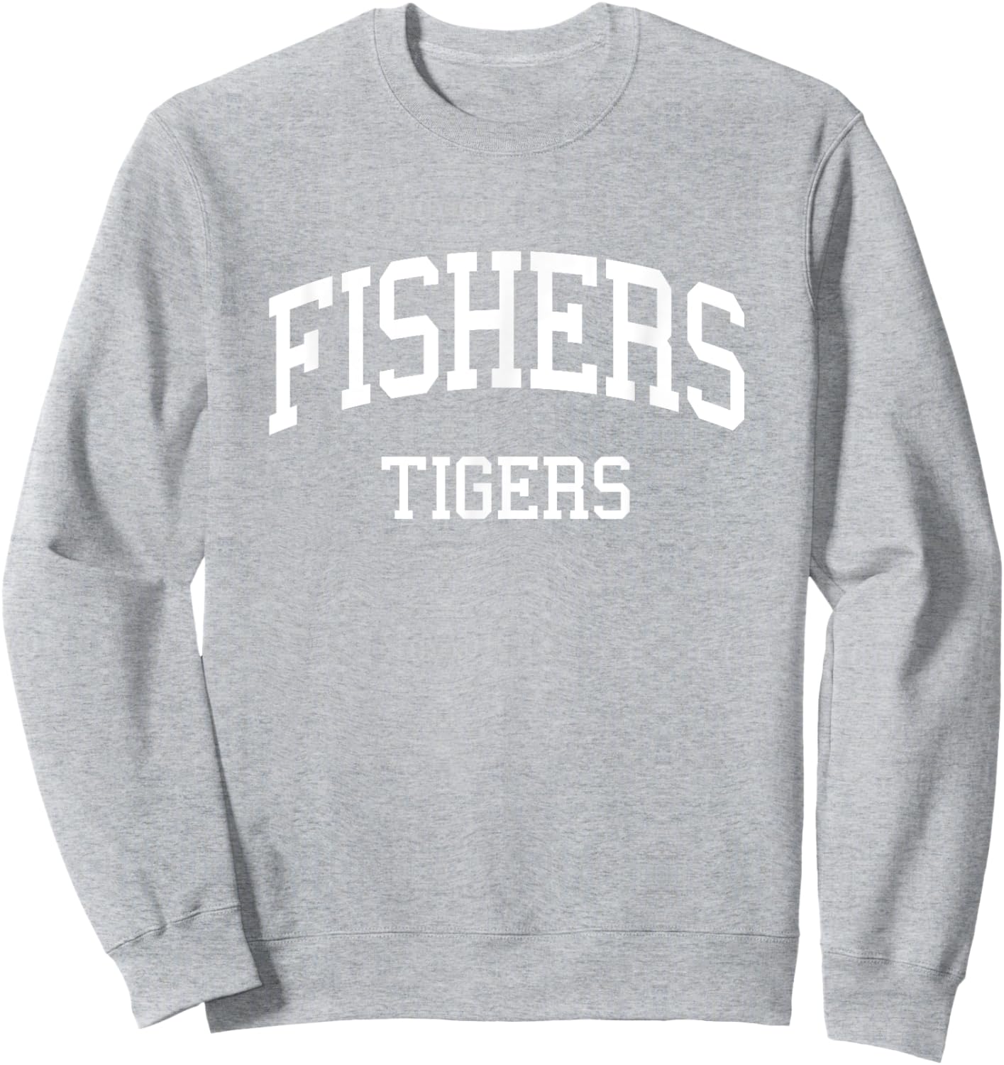 Fishers High School HS Fishers in Retro Sports Sweatshirt - Sweatshirt | Ash