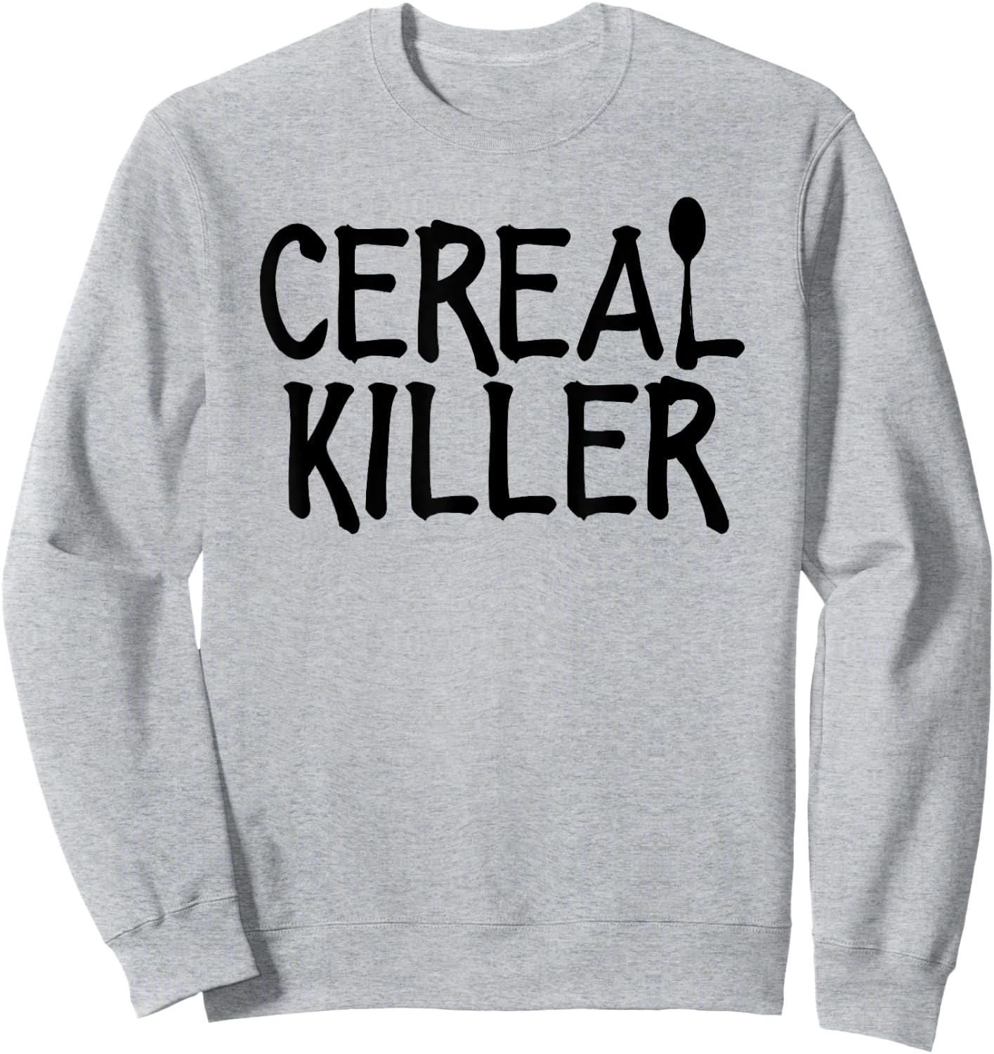 Cereal Killer Funny Pun Trick Serial Kids Halloween Matching Sweatshirt - Sweatshirt | Ash