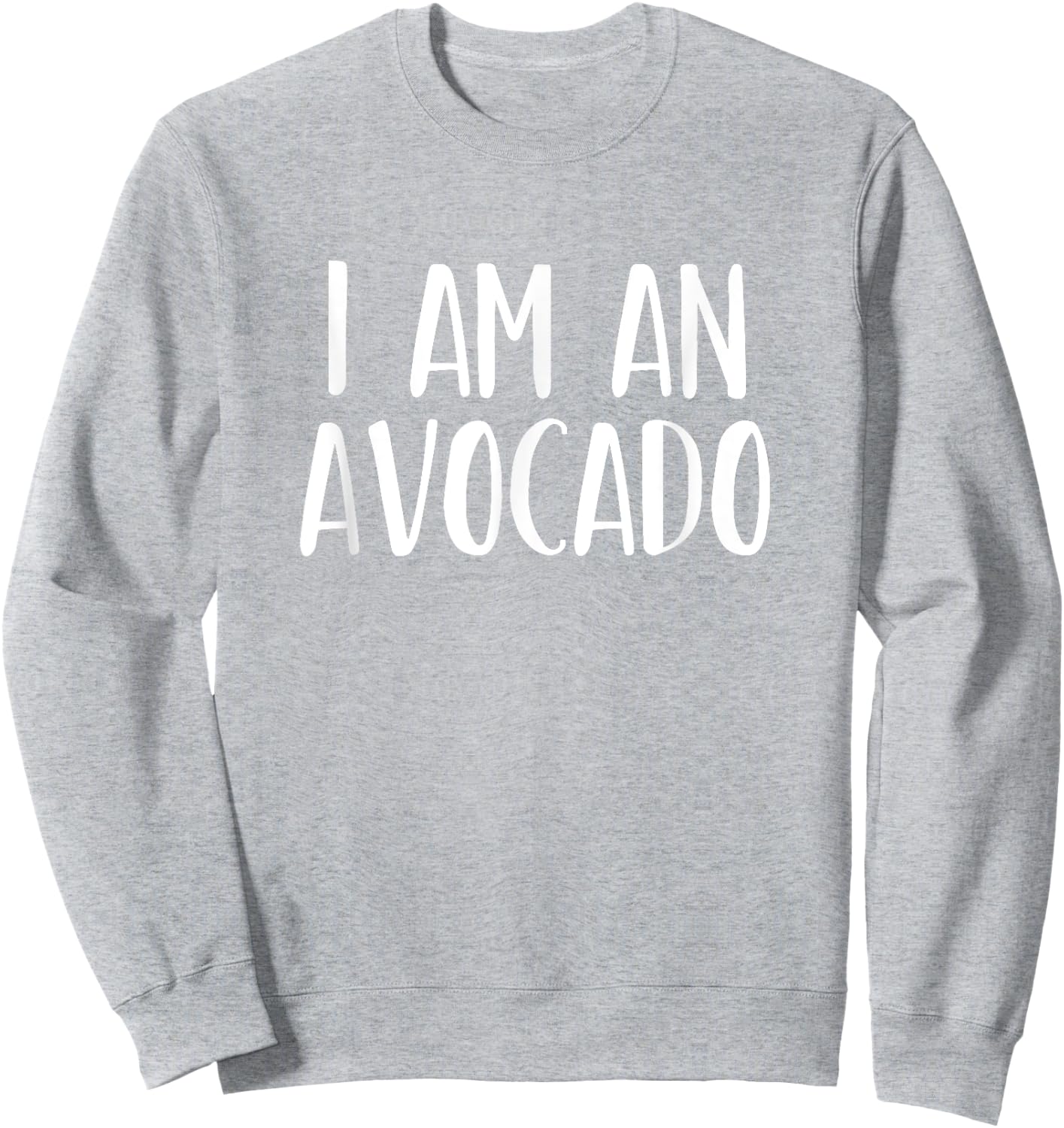 I Am A Avocado Halloween I'm Simple Costume Lazy Sweatshirt - Sweatshirt | Ash
