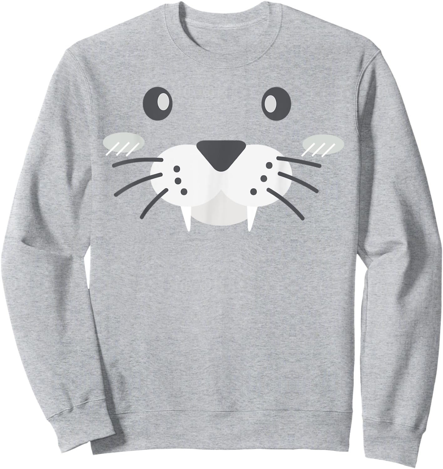 Cute Seal, Sea Lion Animal Costume - Funny Halloween Sweatshirt - Sweatshirt | Ash