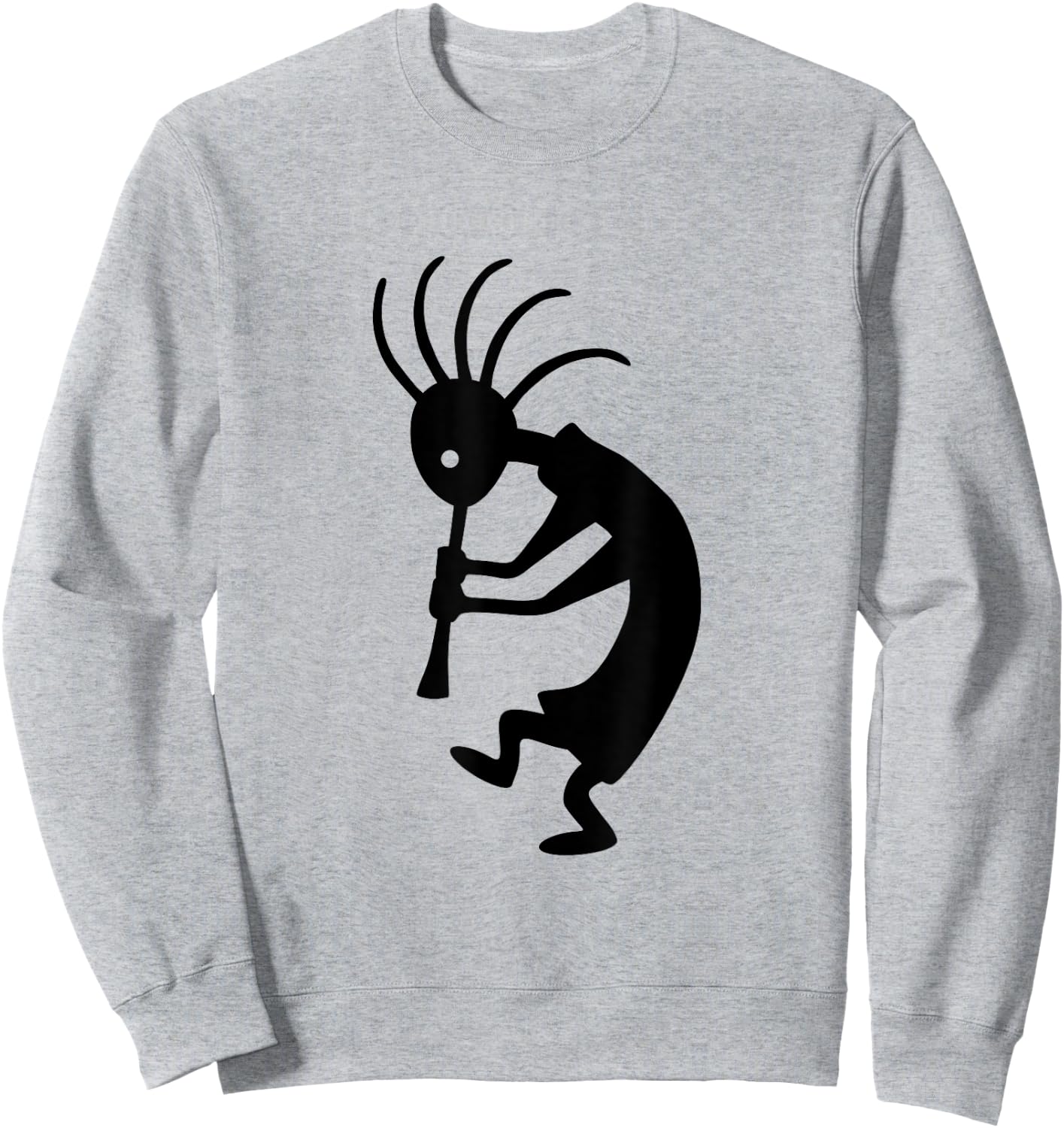 Kokopelli American Southwest Ethno Sweatshirt - Sweatshirt | Ash