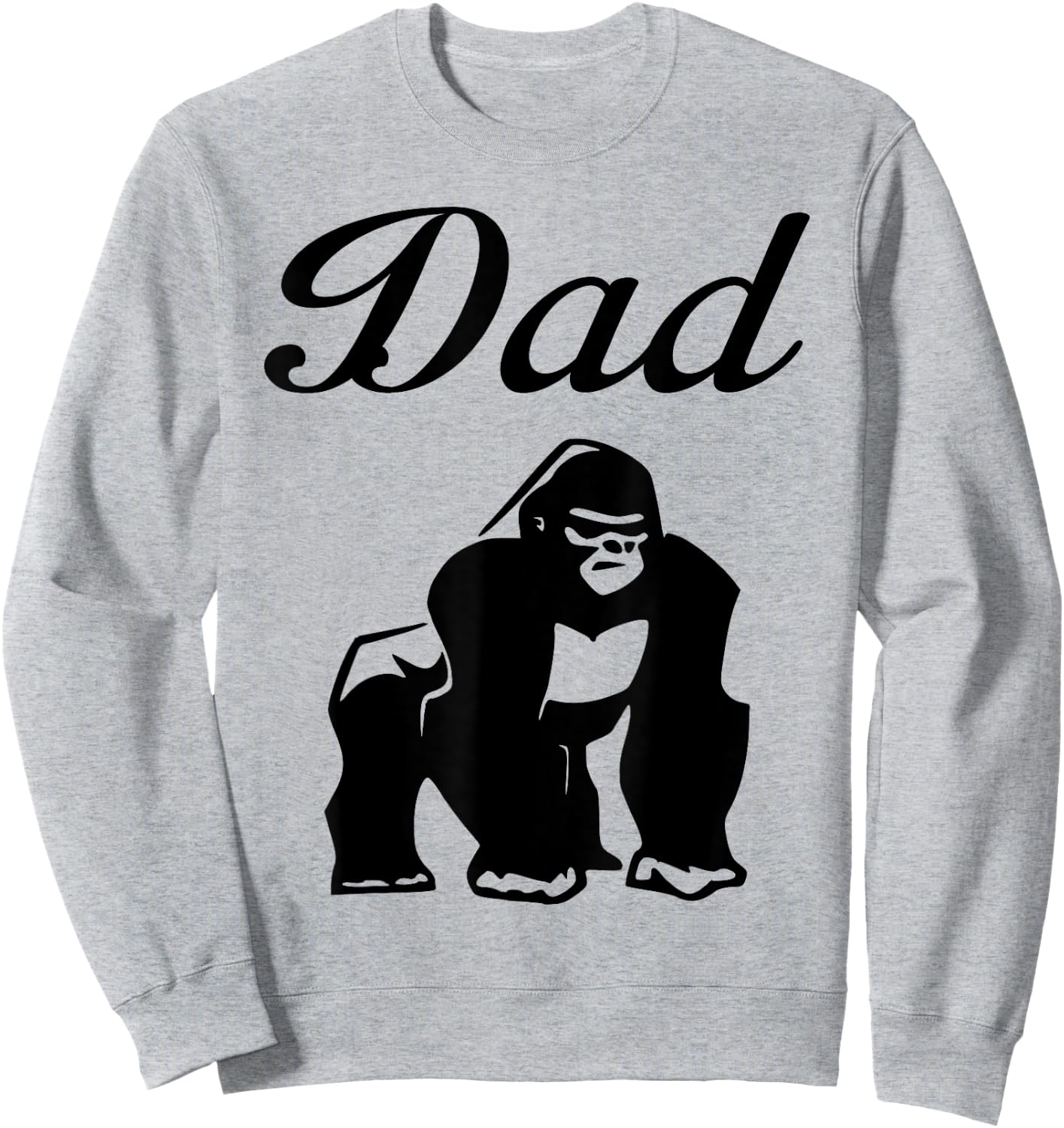 Gorilla Proud Dad Sweatshirt - Sweatshirt | Ash
