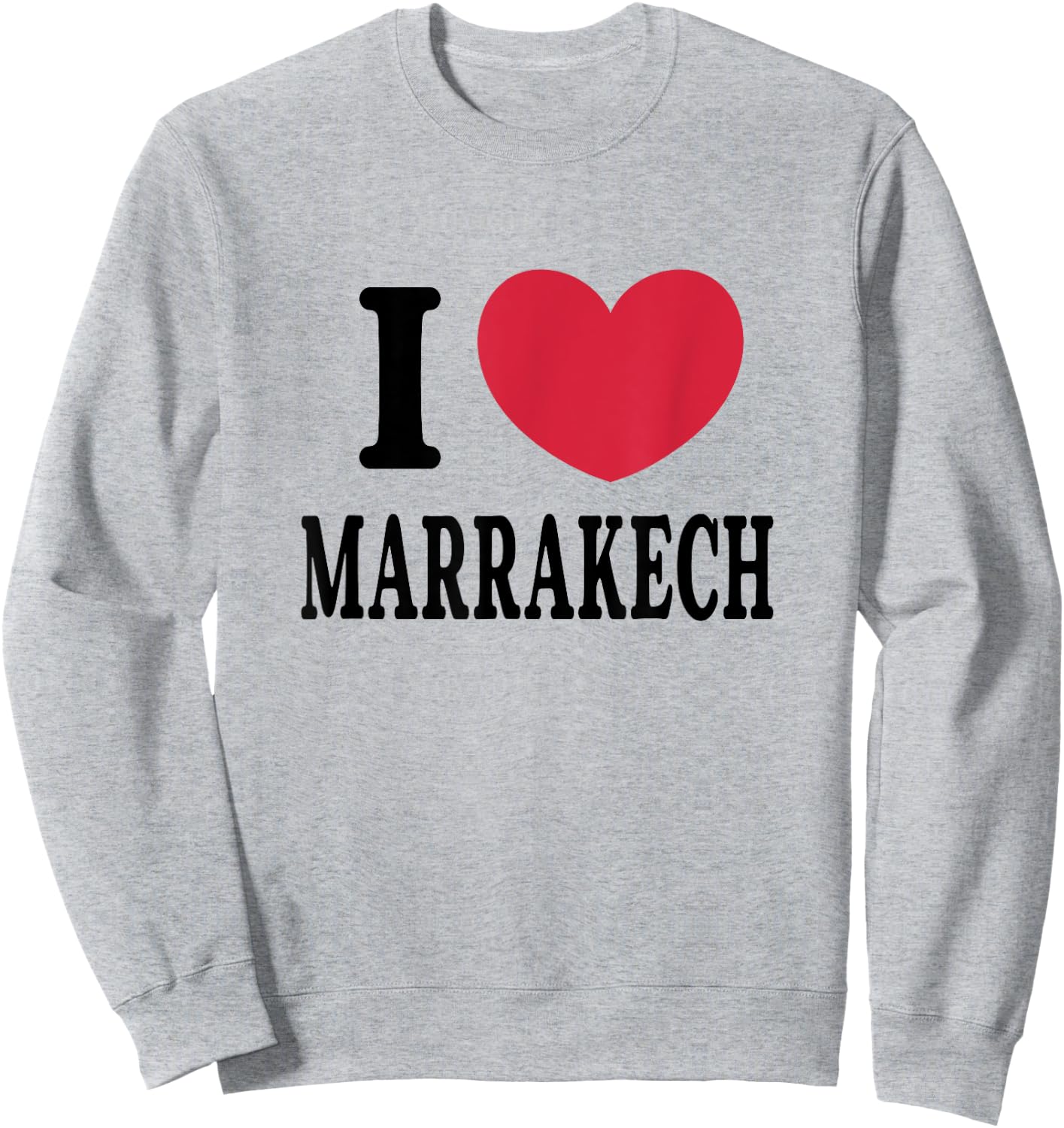 I Love Marrakech Sweatshirt - Sweatshirt | Ash