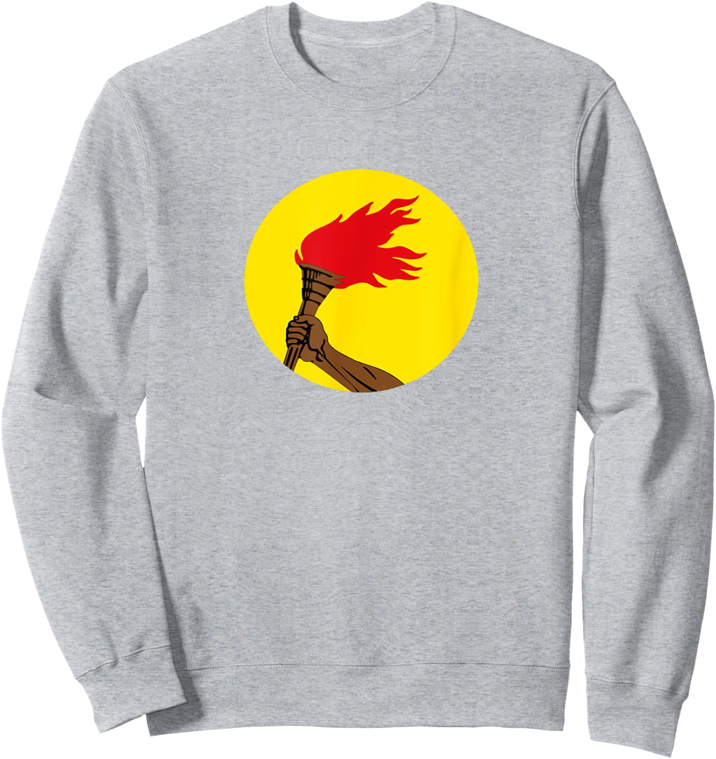 African History Shirts | Vintage ZAIRE Country Flag Symbol Sweatshirt - Sweatshirt | Ash