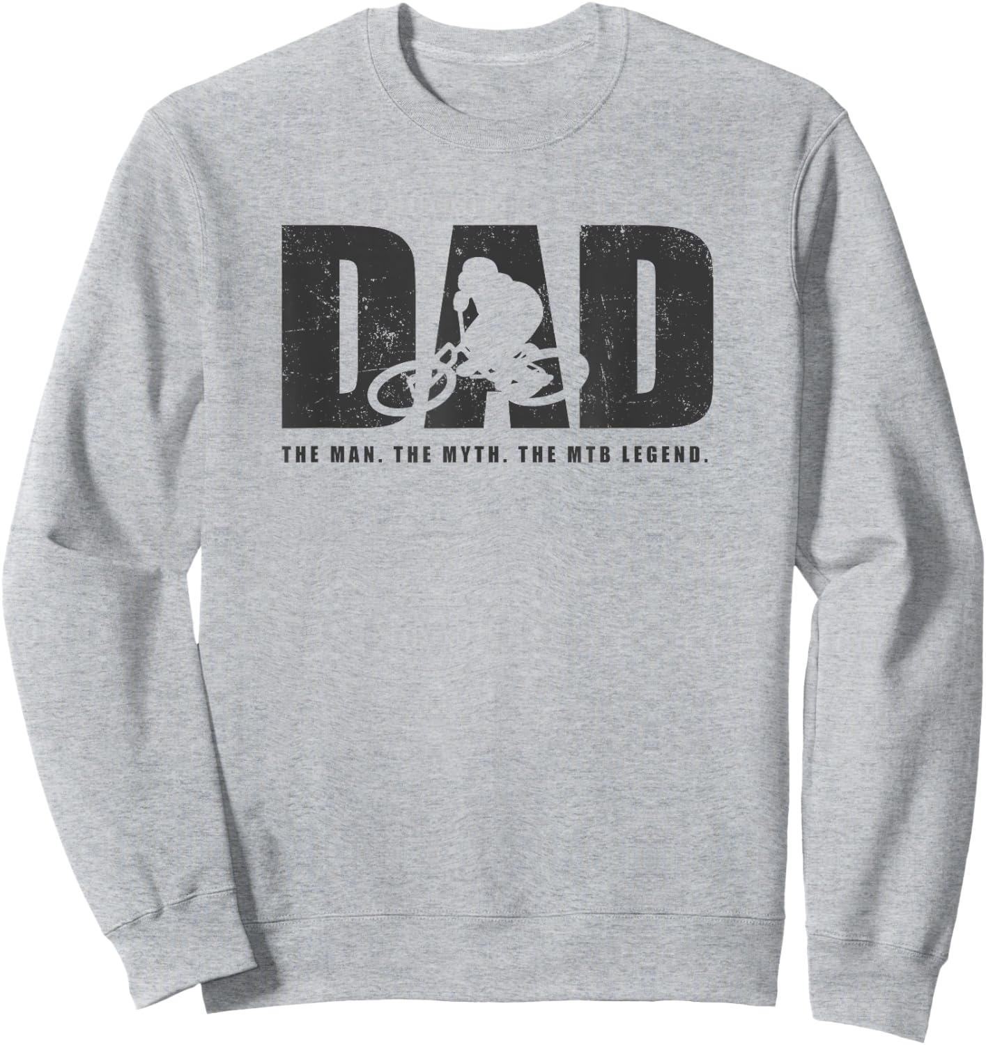 MTB Dad Mountain Bike Sweatshirt - Sweatshirt | Ash