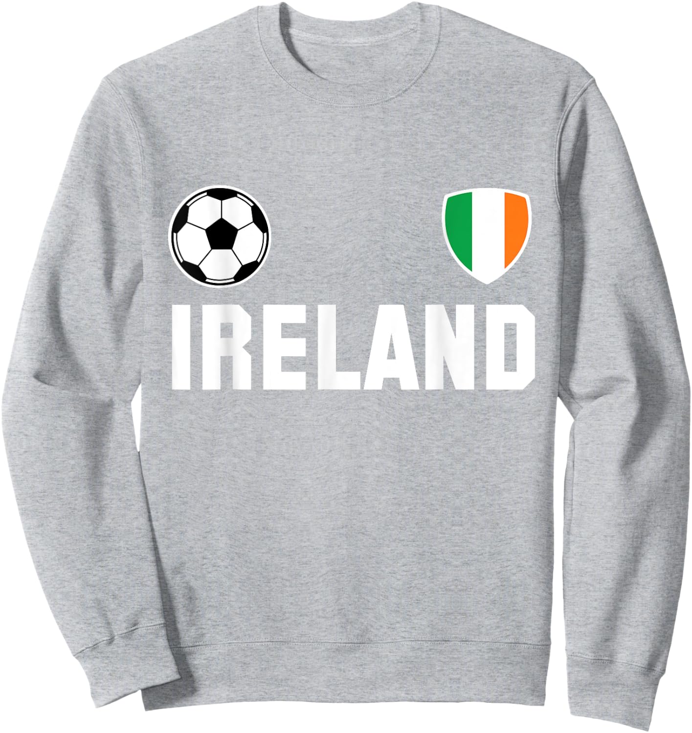 Ireland Soccer 2017, Football Sweatshirt - Sweatshirt | Ash