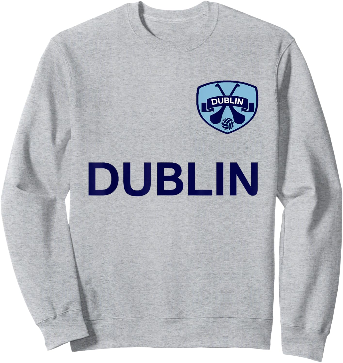 Ireland - County Dublin Football and Hurling Sweatshirt - Sweatshirt | Ash