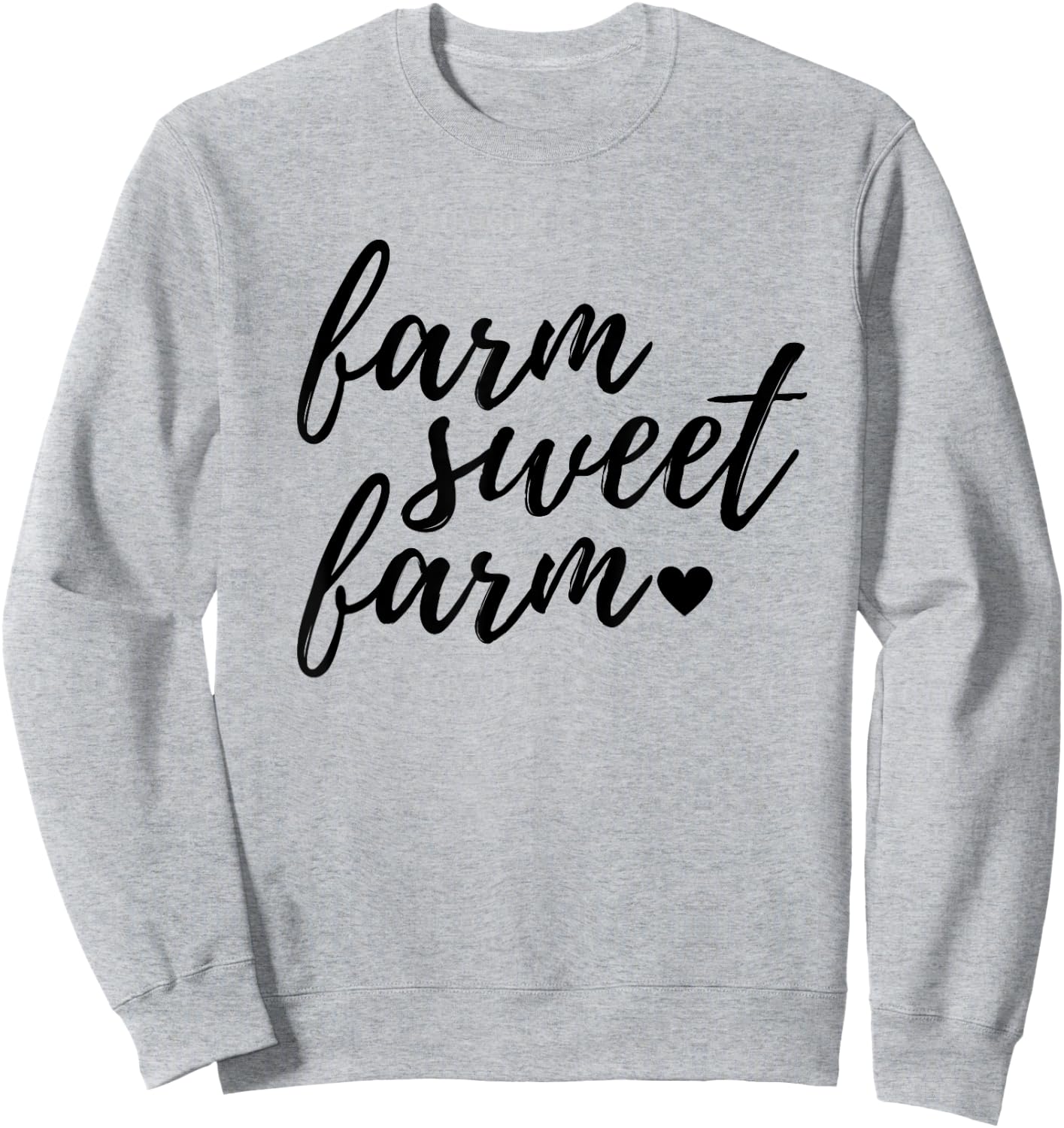 Women's Farm Sweet Farm Farmer Girl Shirt Sweatshirt - Sweatshirt | Ash