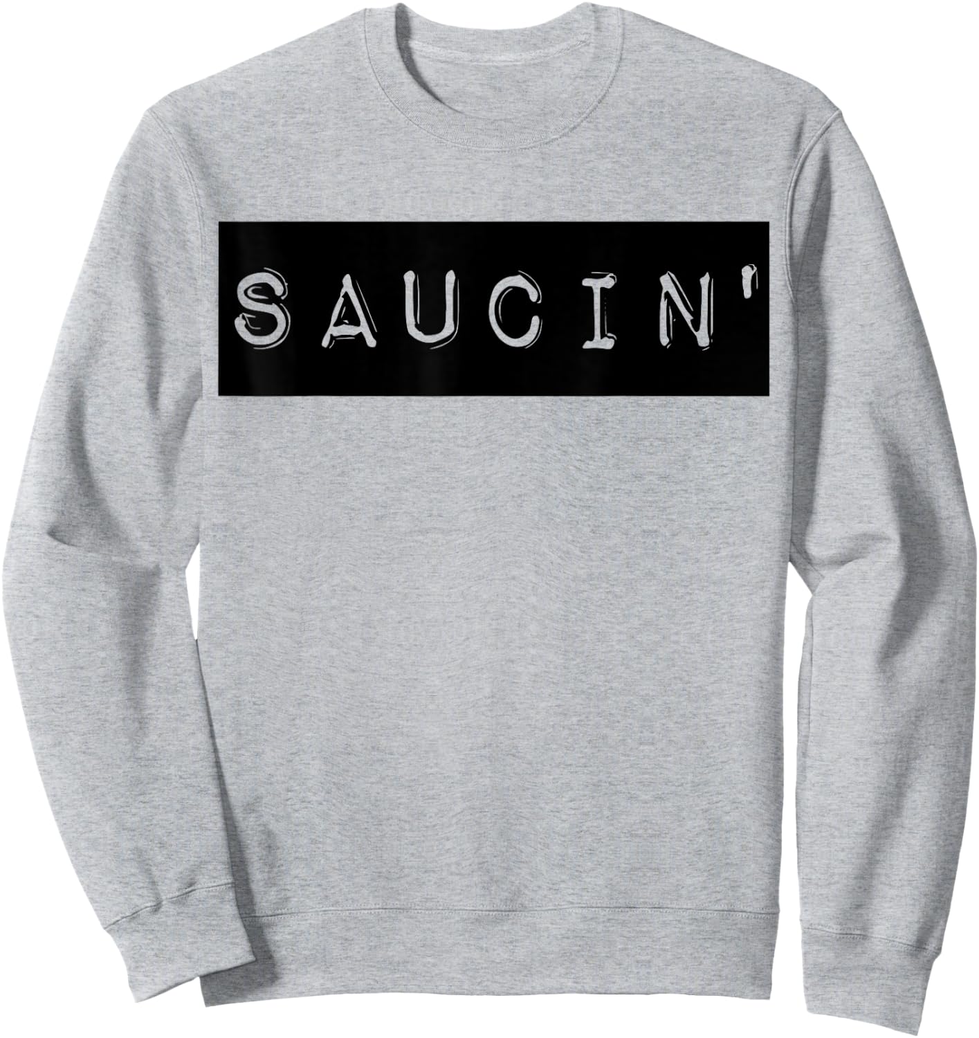 Saucin Hip Hop Accessories Kids Women Men Dance DJ Sweatshirt - Sweatshirt | Ash