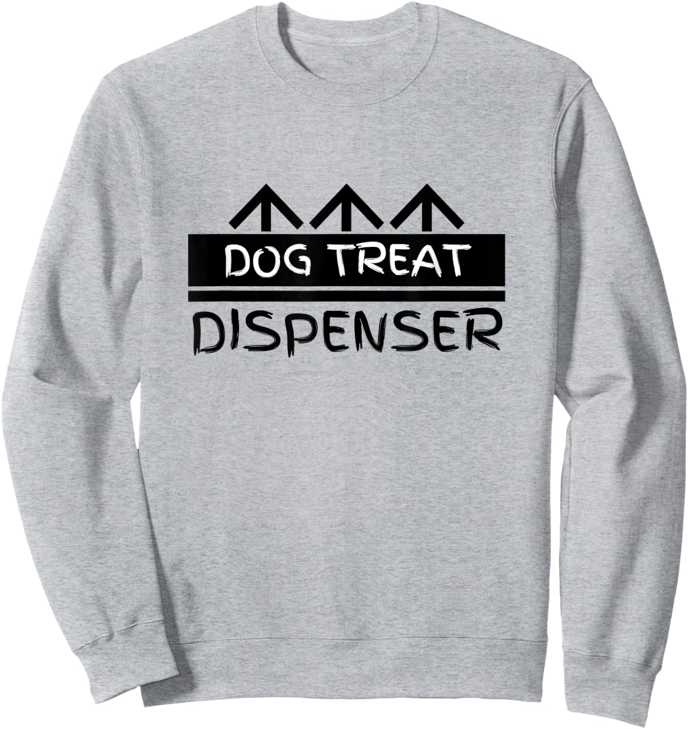 Dog Treat Dispenser - Funny Women Kids Sweatshirt - Sweatshirt | Ash