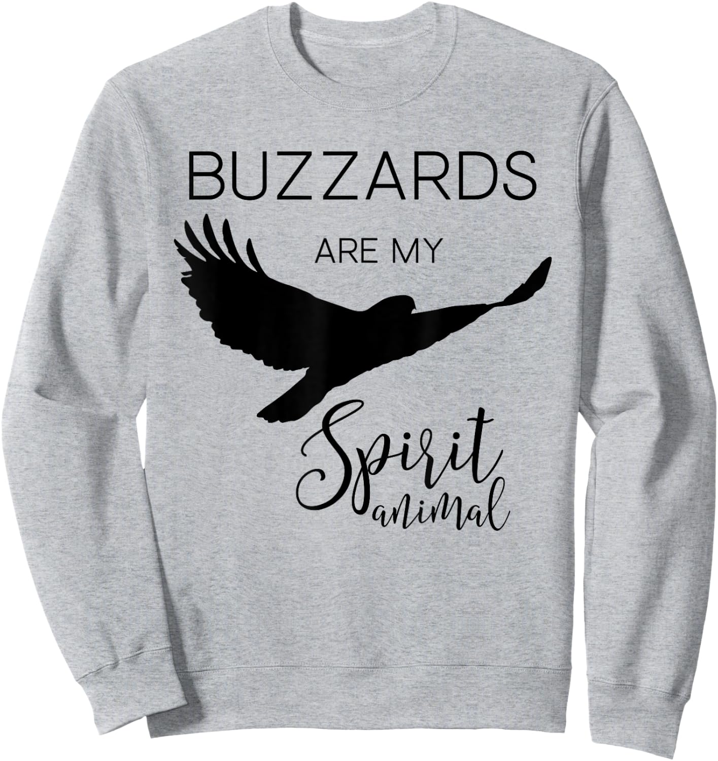 Buzzard Turkey Vulture Spirit Animal J000371 Sweatshirt - Sweatshirt | Ash