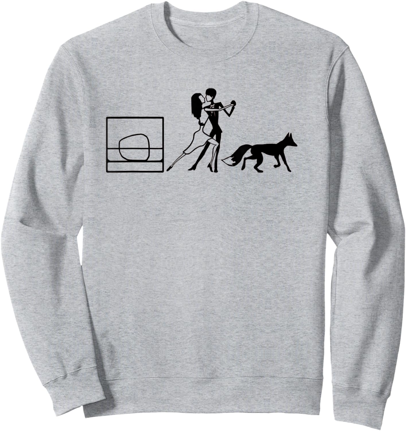 Whiskey Tango Foxtrot (WTF) Black Graphic Sweatshirt - Sweatshirt | Ash