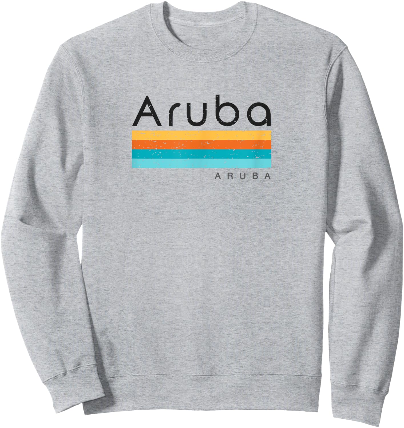 Vintage Aruba Retro Design Sweatshirt - Sweatshirt | Ash
