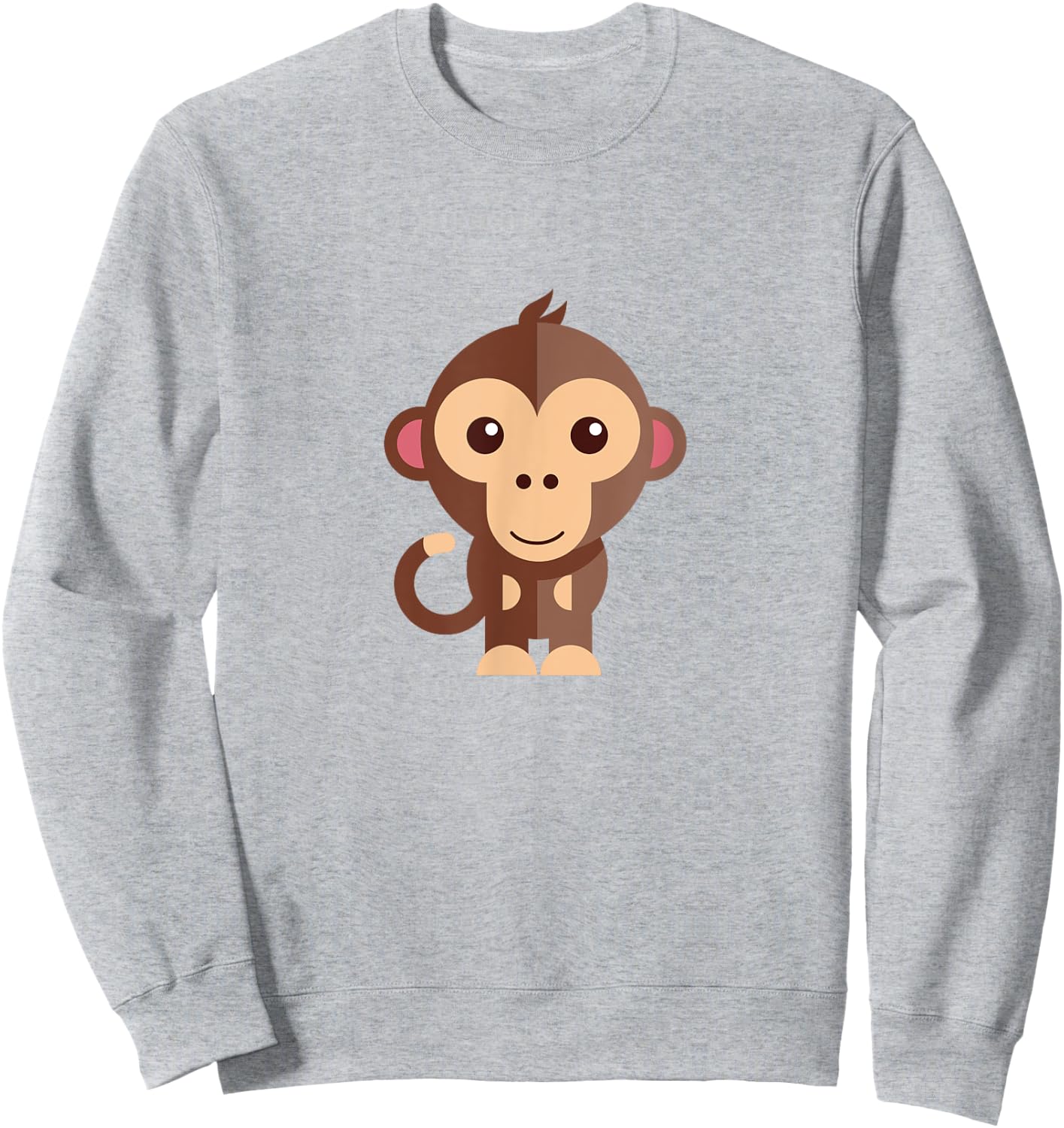 Cute Monkey for Kids Sweatshirt - Sweatshirt | Ash