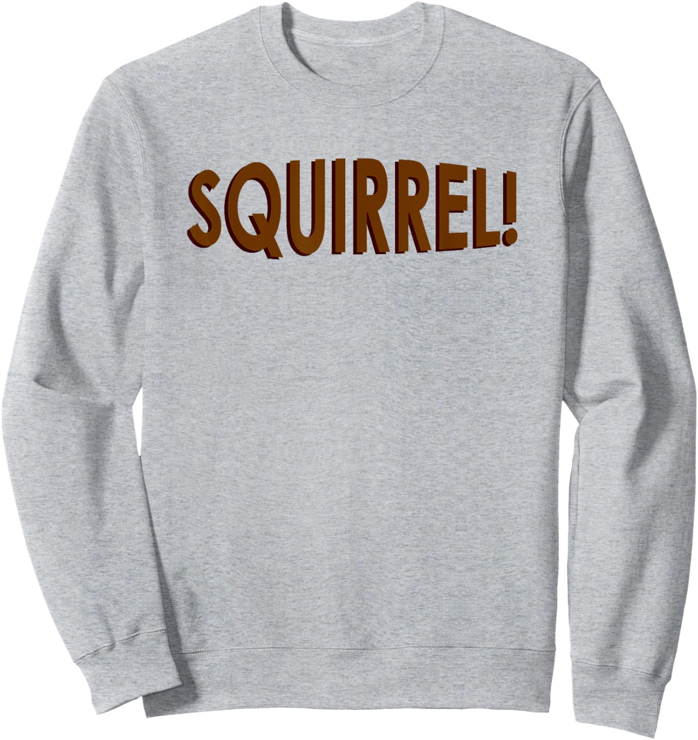 Squirrel! (with Back Design) Christmas Squirrel Aunt Bethany Sweatshirt - Sweatshirt | Ash