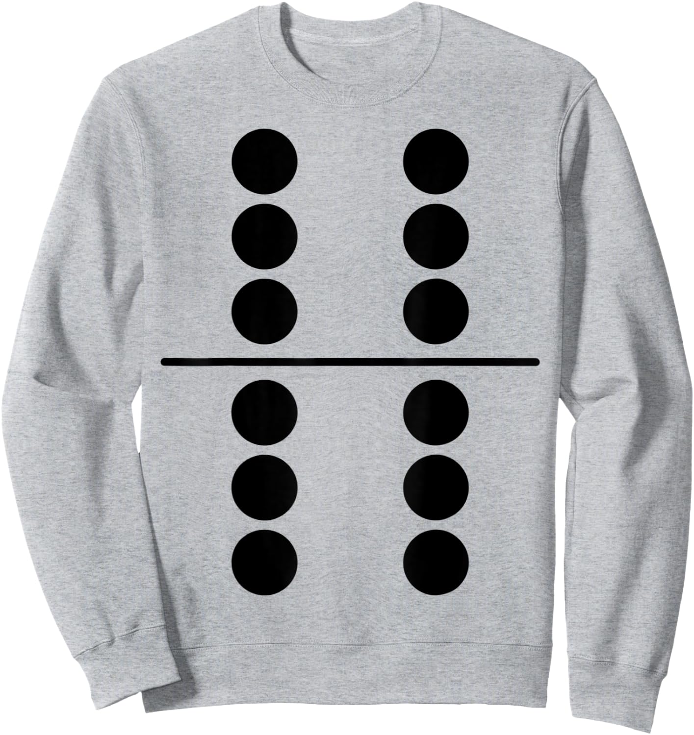 Domino 6 6 Family Matching Easy Group Halloween Costume Sweatshirt - Sweatshirt | Ash