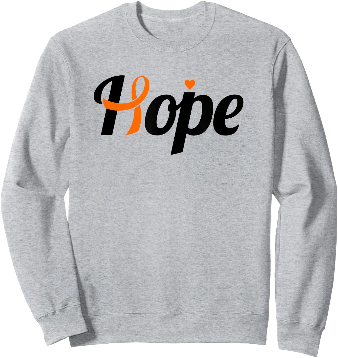 Hope - Leukemia Cancer Shirt Leukemia Cancer Support Gift Sweatshirt - Sweatshirt | Ash