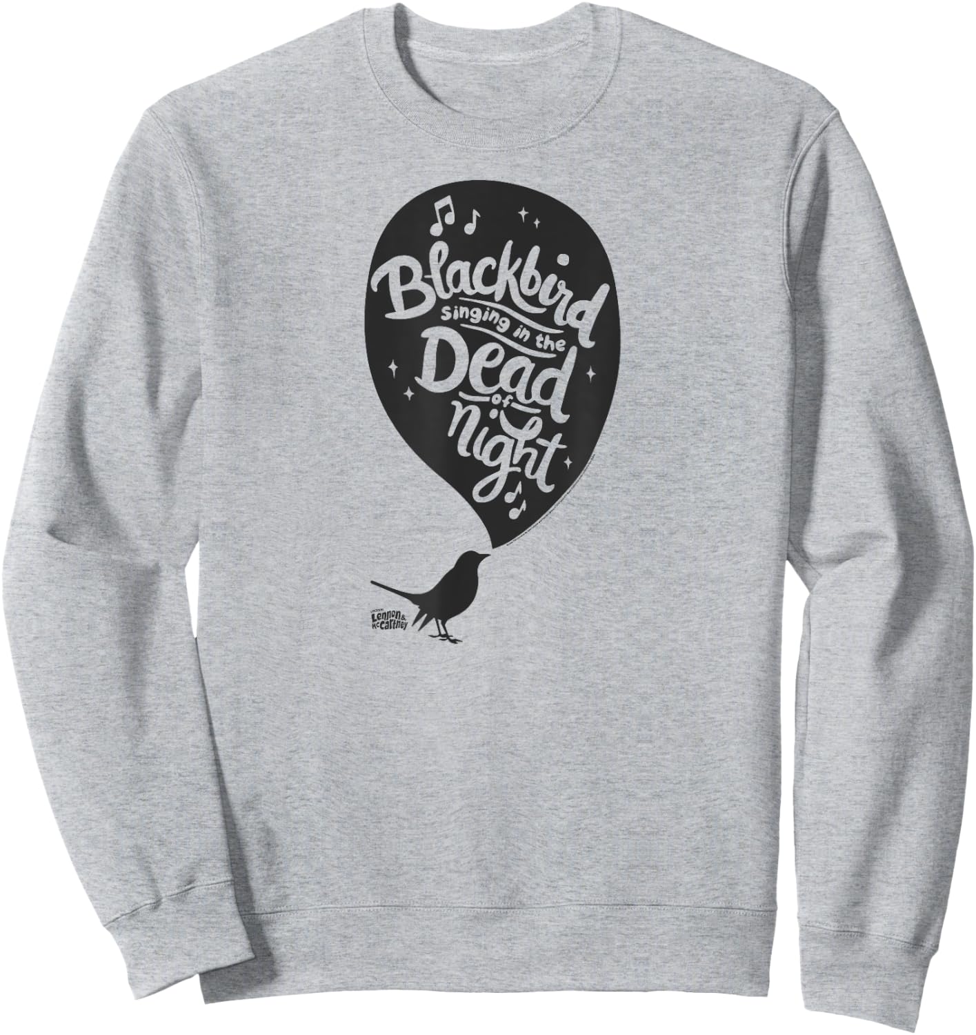 Lyrics by Lennon and McCartney - Blackbird Sweatshirt - Sweatshirt | Ash