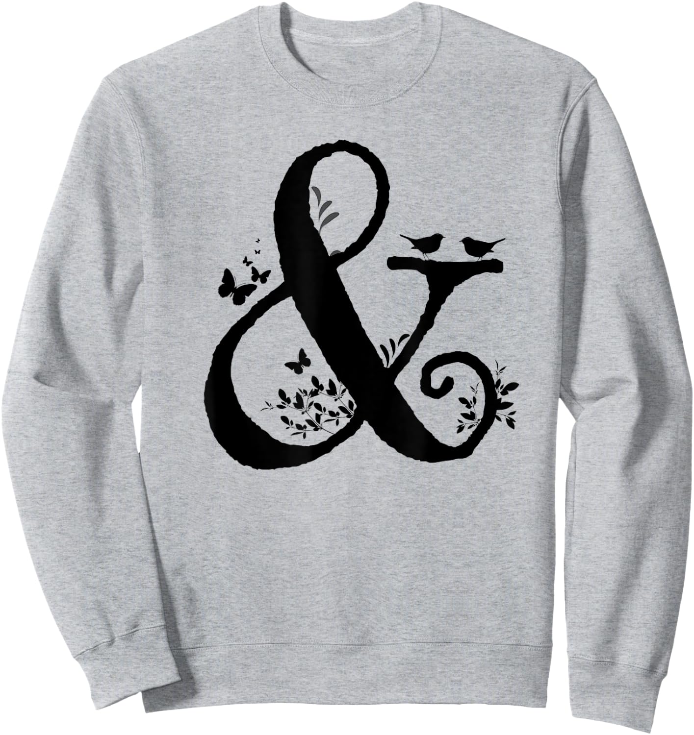 Ampersand Graphic Together Forever & Always Unity Symbol Sweatshirt - Sweatshirt | Ash