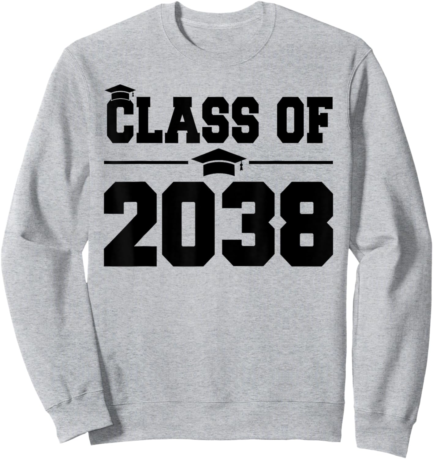 Kindergarten Class of 2038 Grow With Me First Day of School Sweatshirt - Sweatshirt | Ash