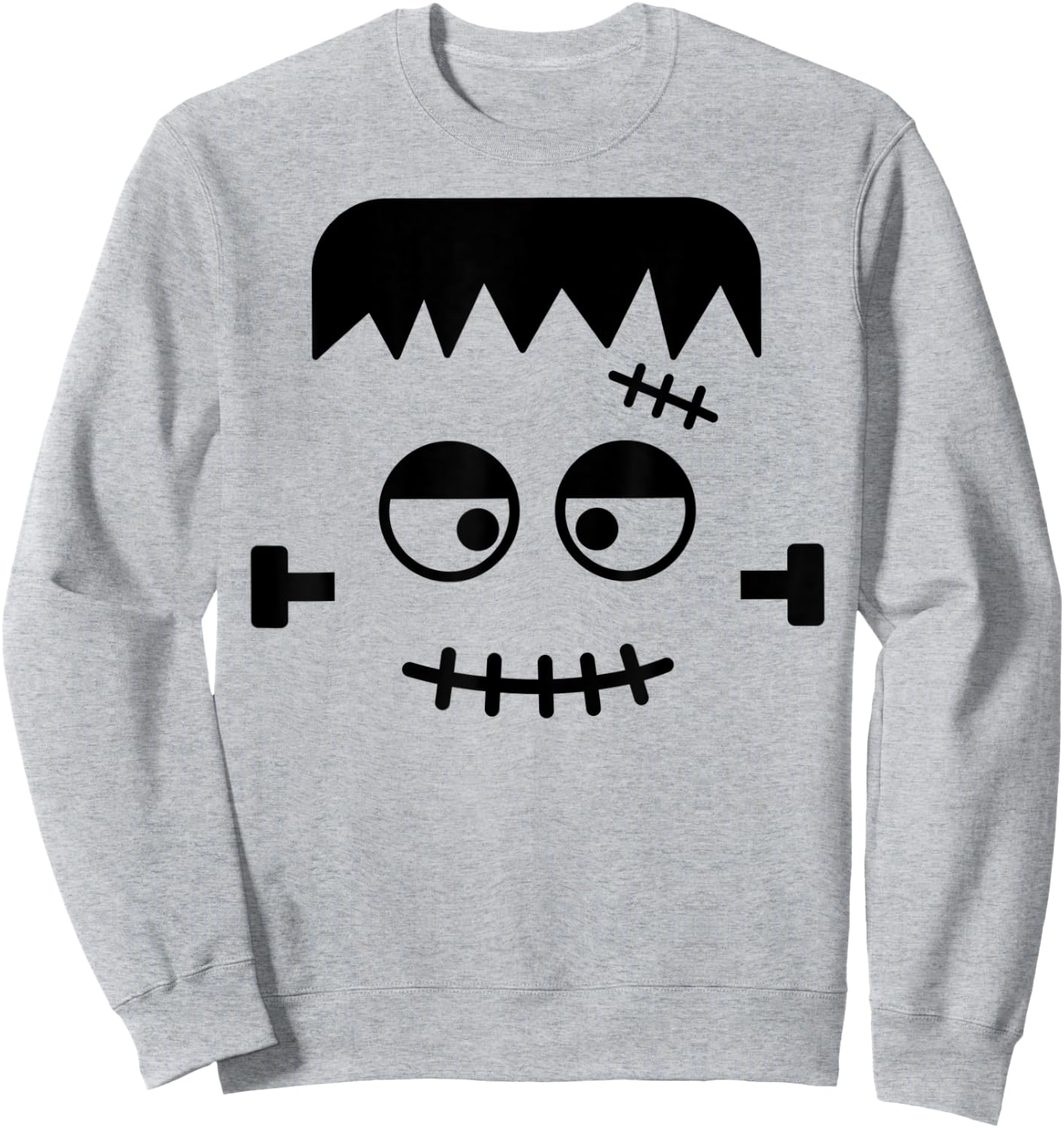 Family Costumes for Halloween | Cute Frankenstein Monster Sweatshirt - Sweatshirt | Ash