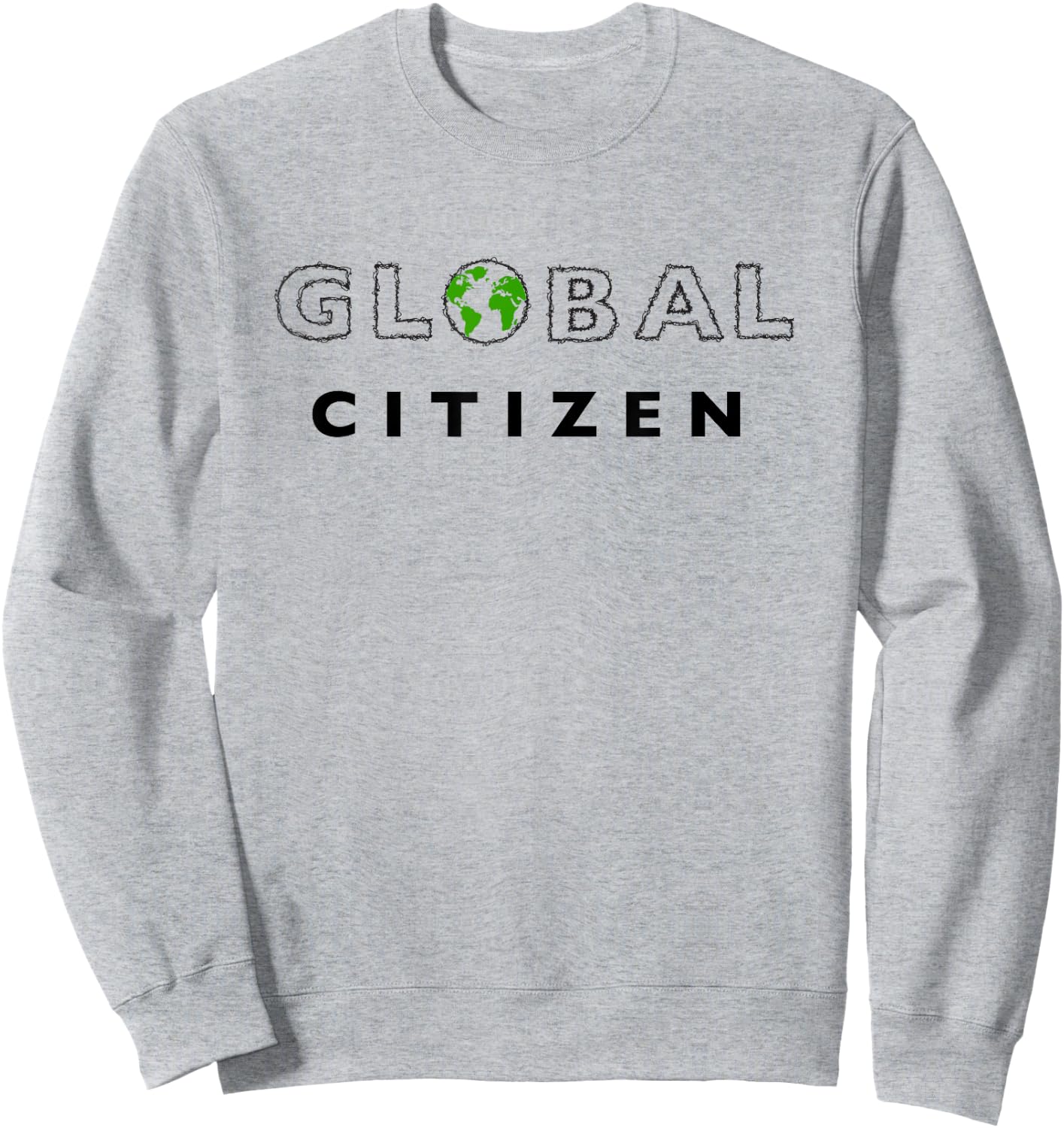 Global Citizen Earth Day World T Men Women Kids Sweatshirt - Sweatshirt | Ash